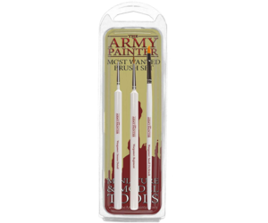 Set De Pinceaux The Army Painter Most Wanted - Pour Peinture De Figurines, Modélisme, Jeux De Rôle, Pinceaux De Qualité Professionnelle