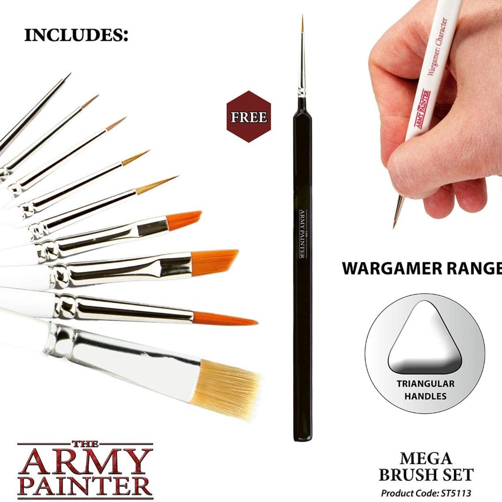 Army Painter Wargames Mega Brush Set - Guardian Games