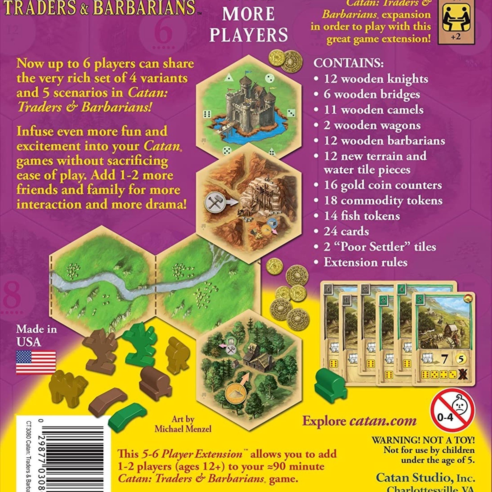 Catan Studio Catan Traders and Barbarians Expansion 5-6 Player Extension