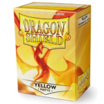 Arcane Tinmen Dragon Shield Standard Matte Sleeves Yellow 100 ct