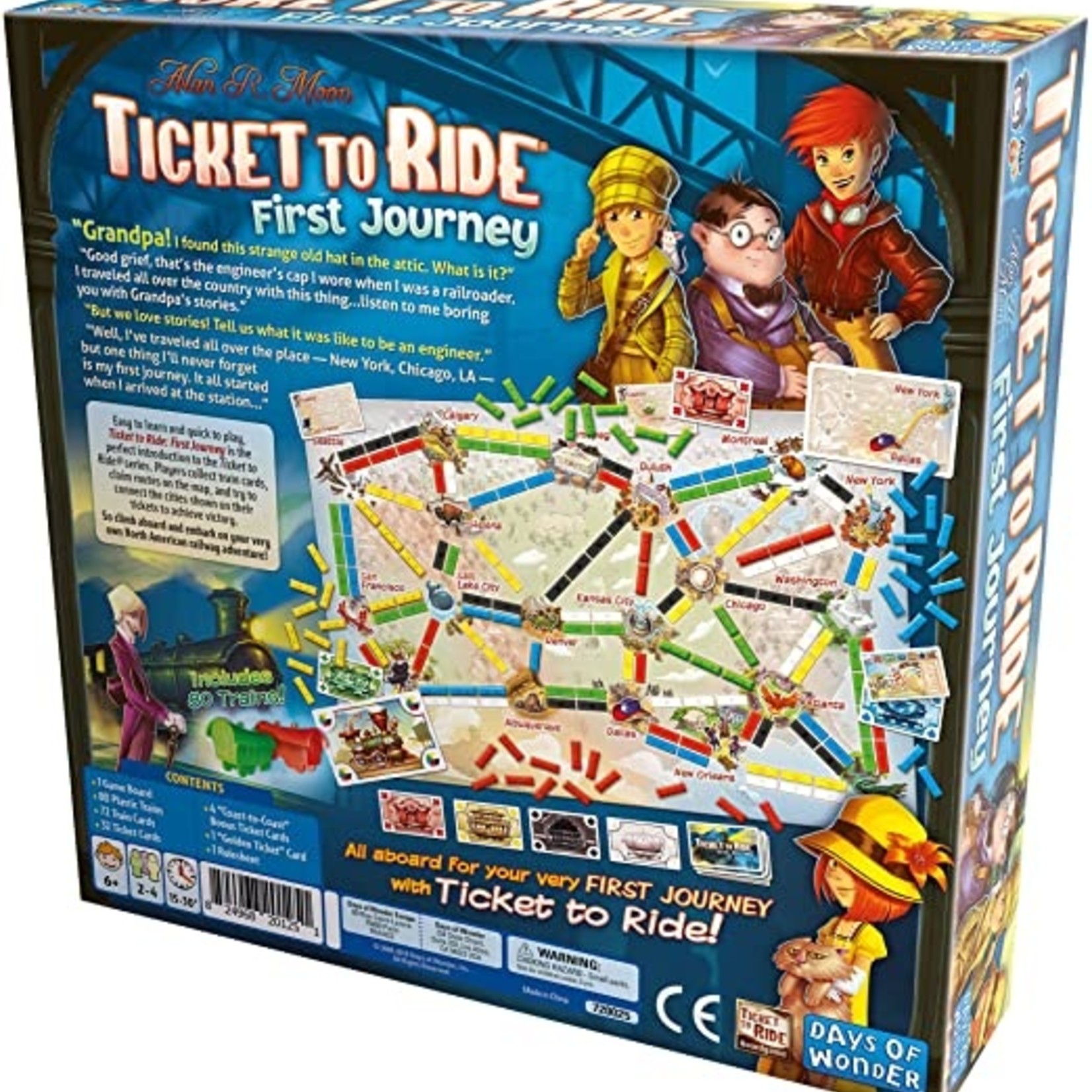 Days of Wonder Ticket to Ride First Journey