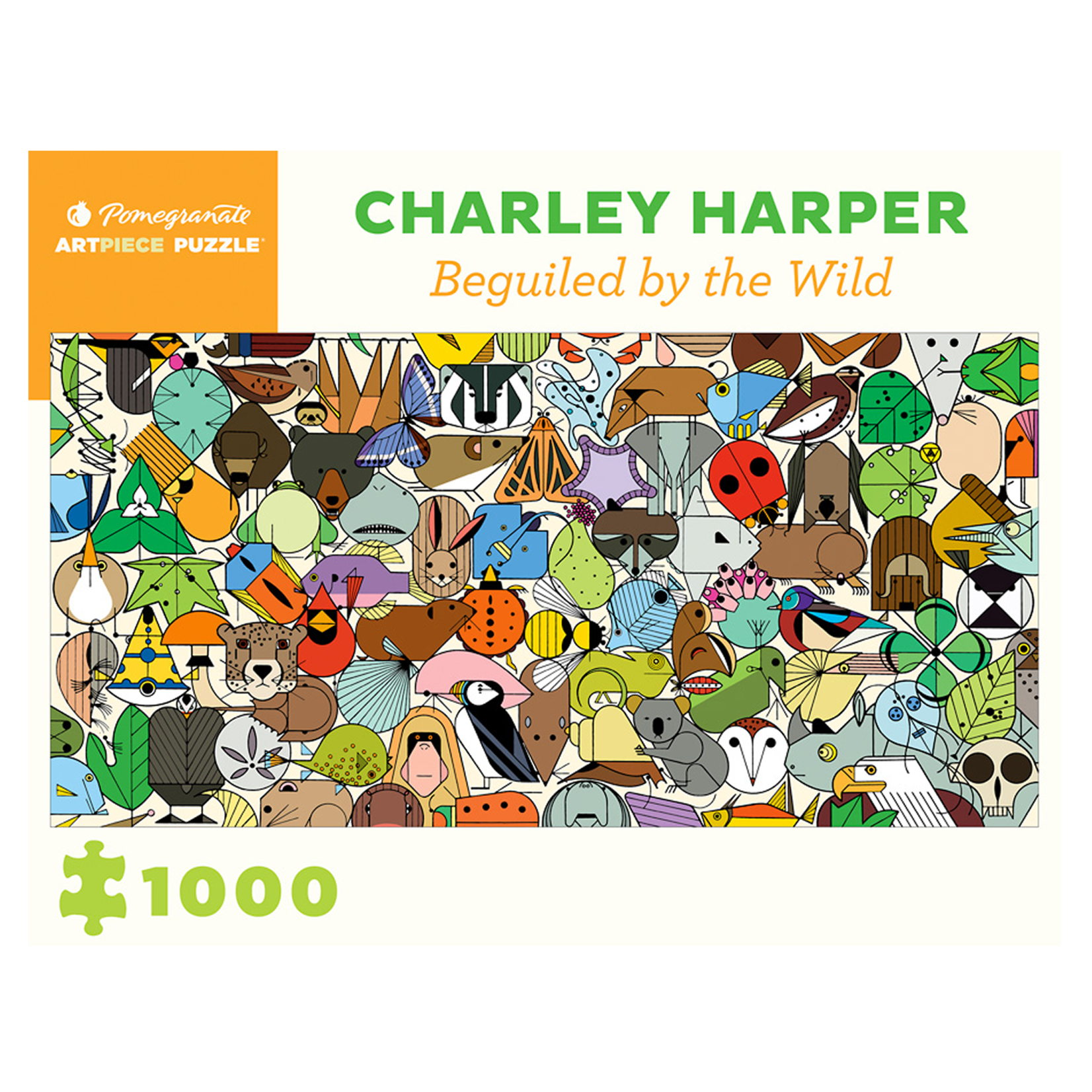 Pomegranate Communications 1000 pc Puzzle Charley Harper Beguiled by the Wild