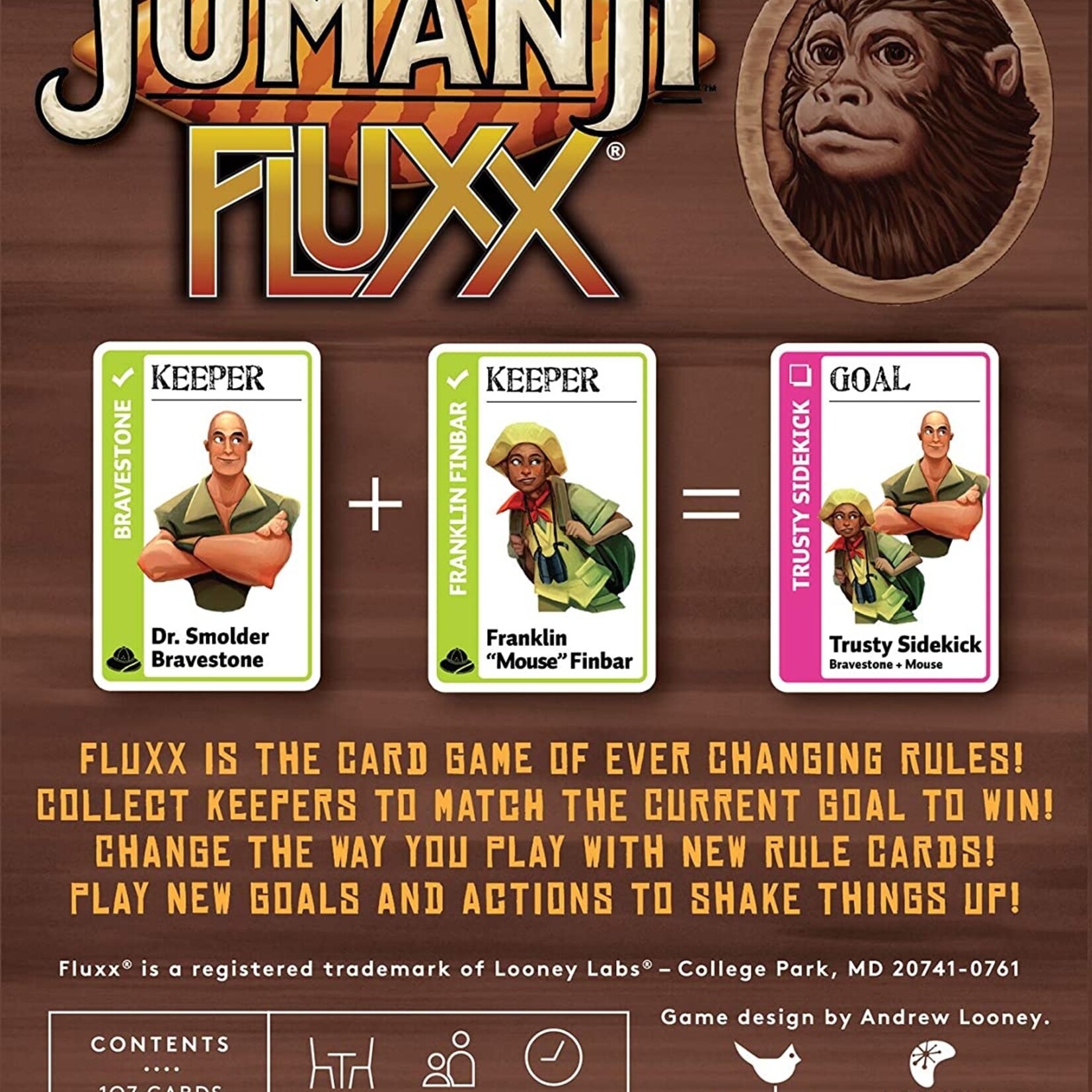 Looney Labs Fluxx Jumanji Specialty Edition
