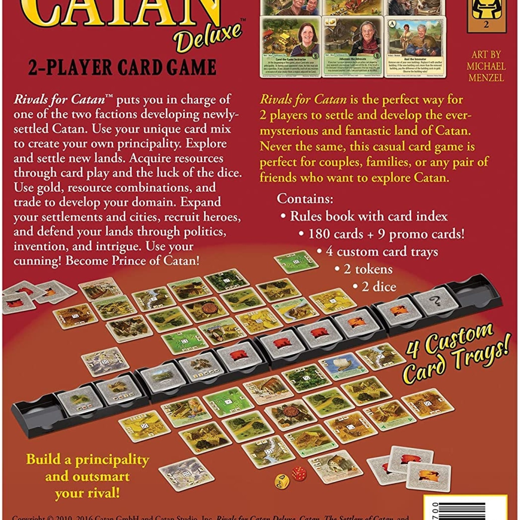 Rivals for Catan Deluxe - 2-Player Card Game, AreYouGame