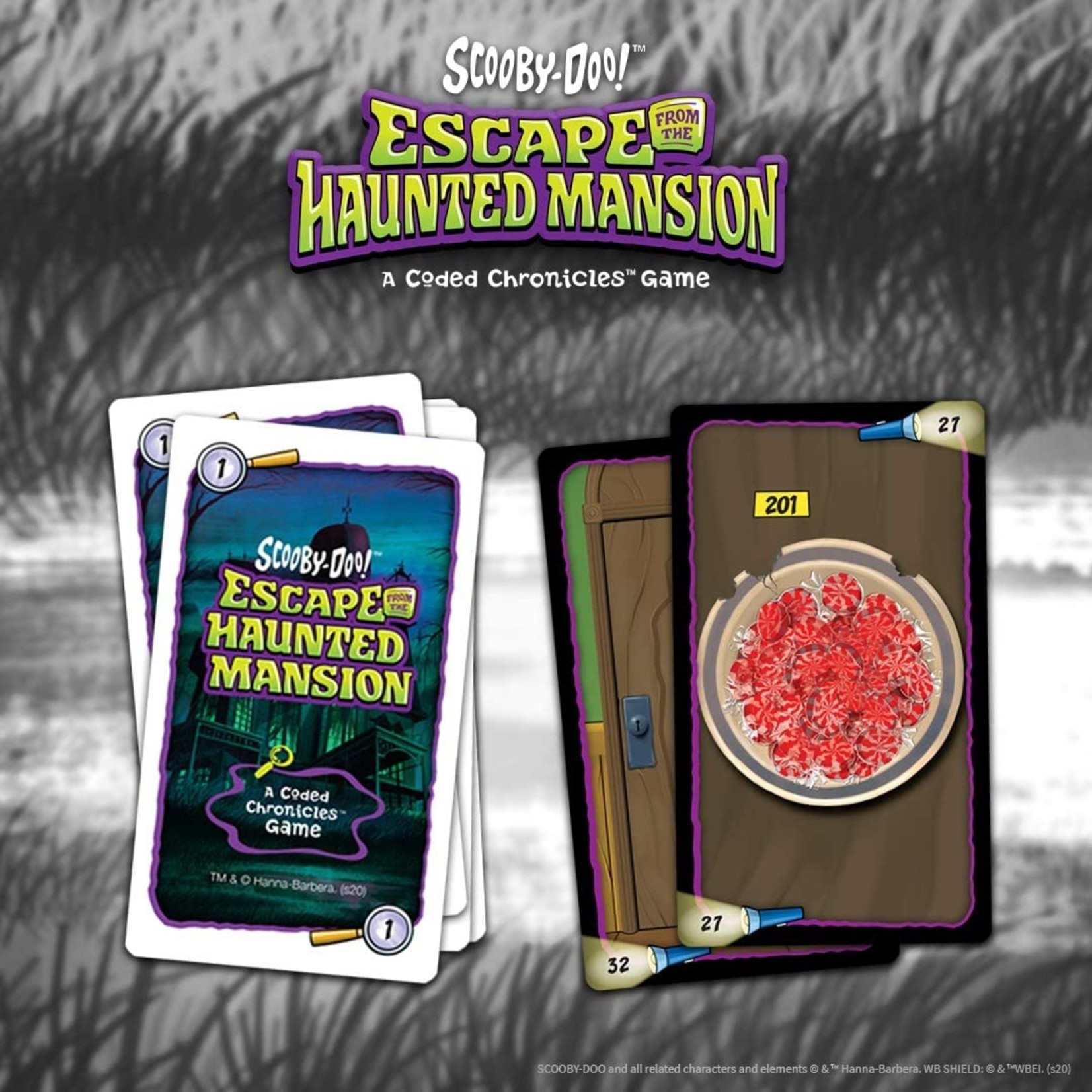 USAopoly Coded Chronicles Scooby Doo Escape from the Haunted Mansion