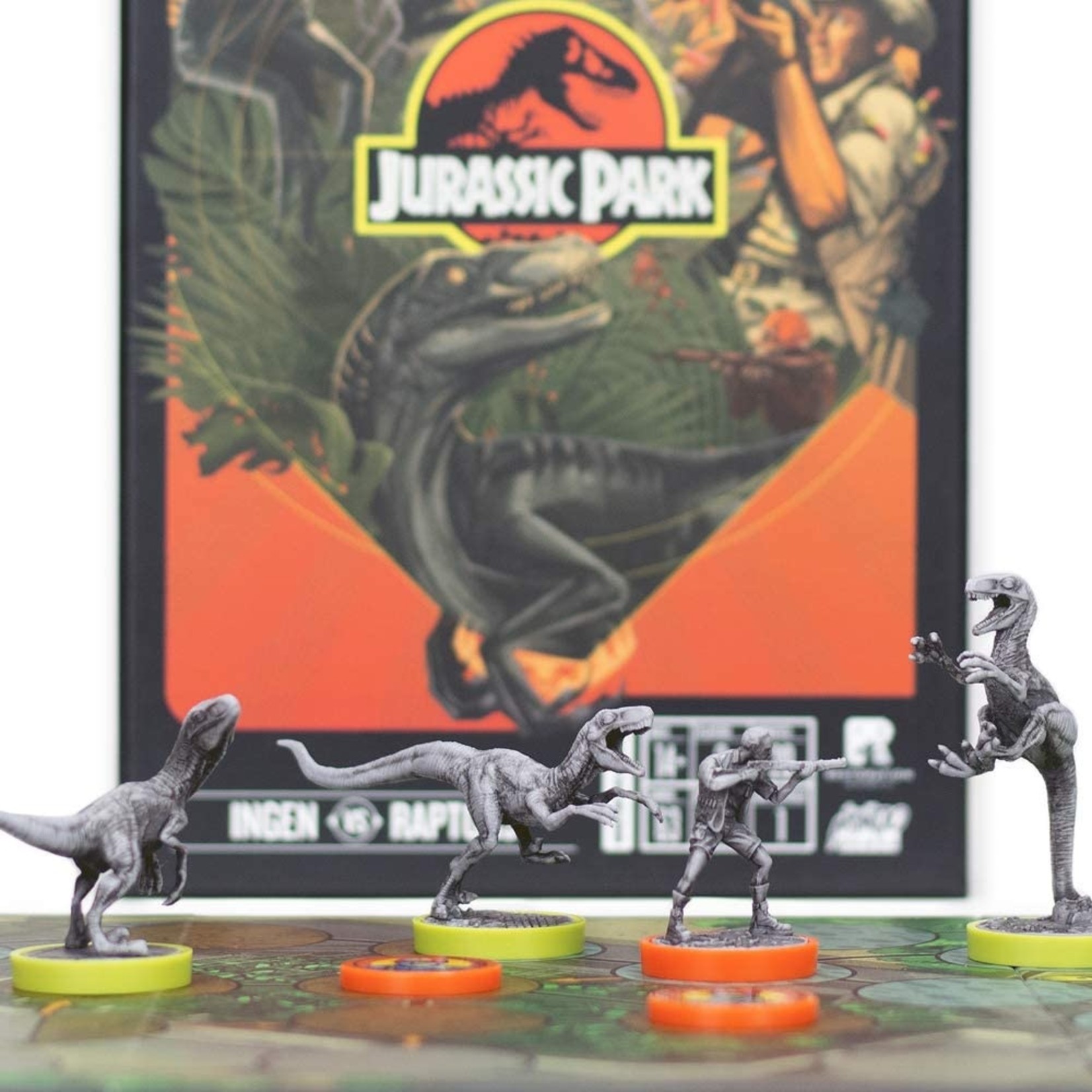 Mondo Unmatched Jurassic Park Ingen vs Raptors
