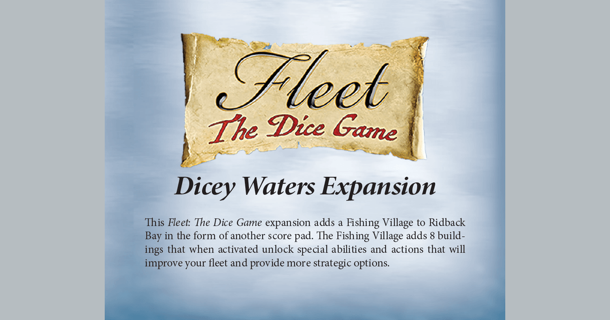 Fleet The Dice Game Dicey Waters Expansion - Guardian Games