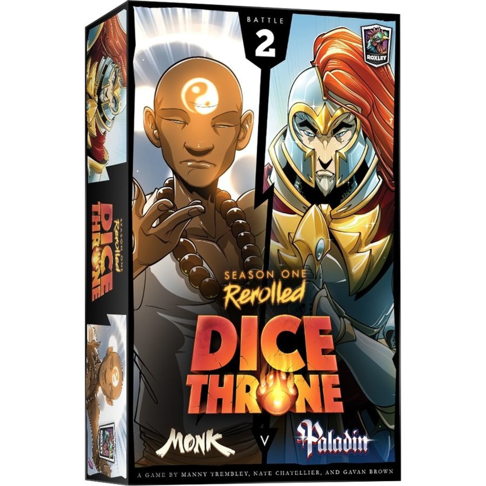 Roxley Games Dice Throne Season 1 RR - Monk vs. Paladin