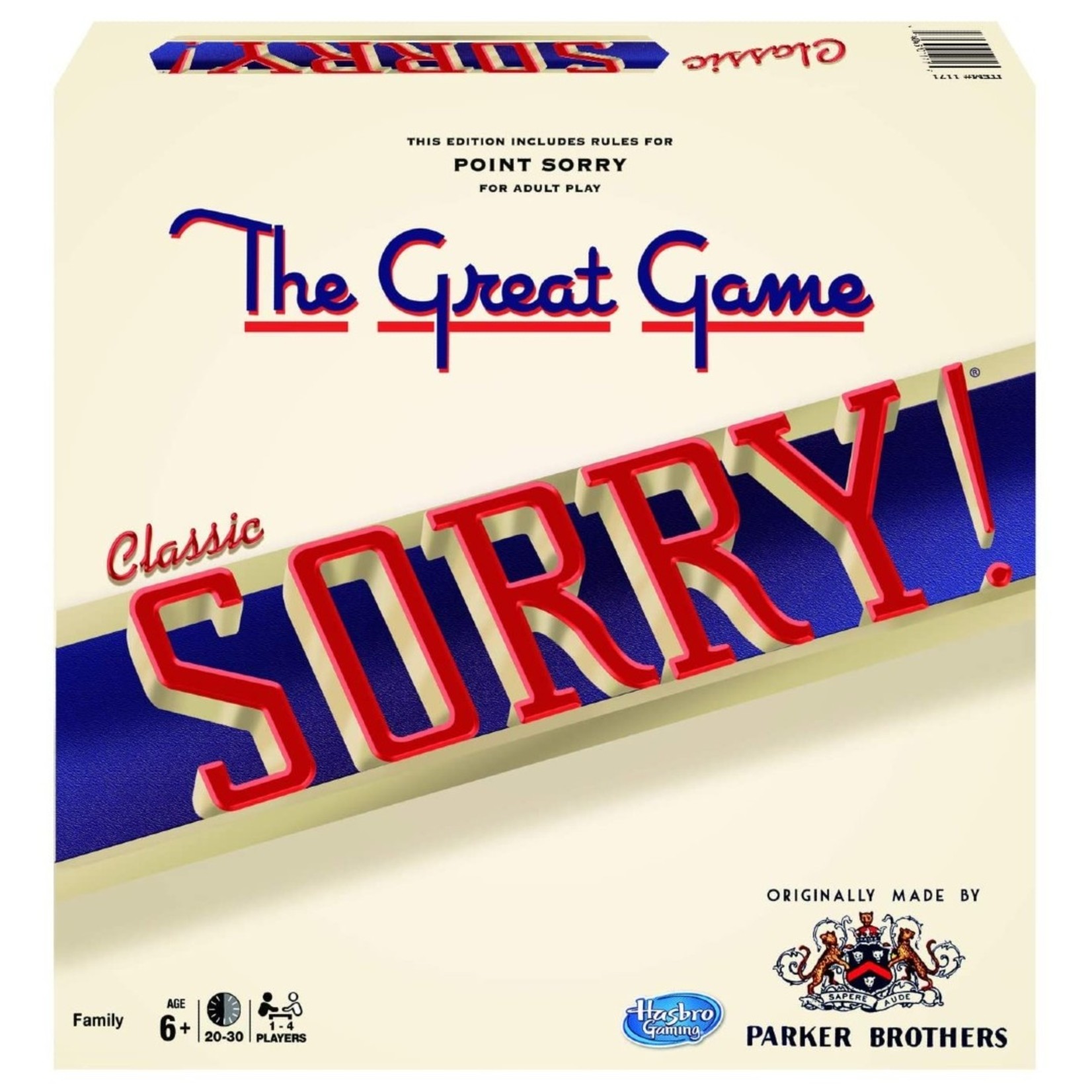  Hasbro Gaming Sorry! Game : Toys & Games