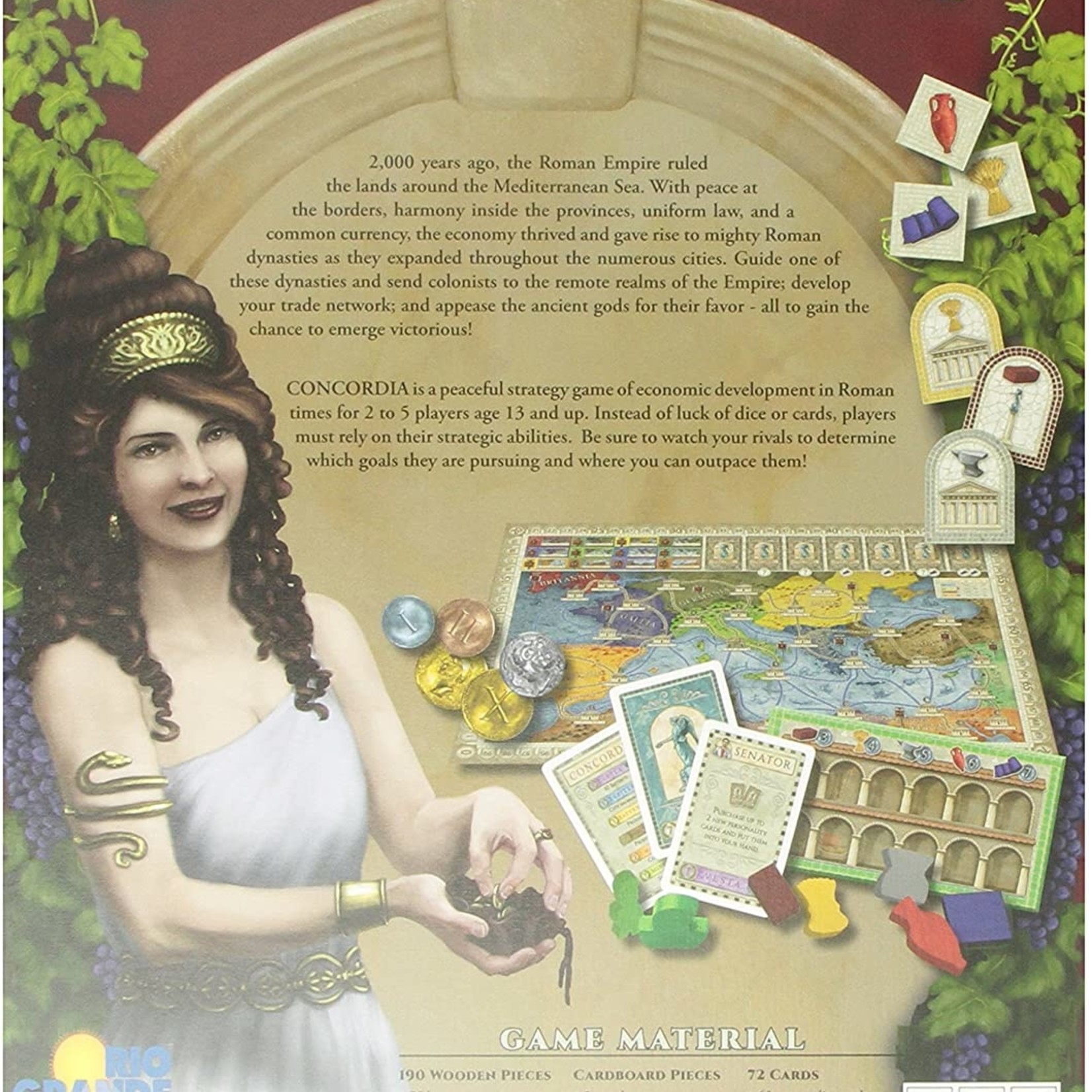 Rio Grande Games Concordia Core Game
