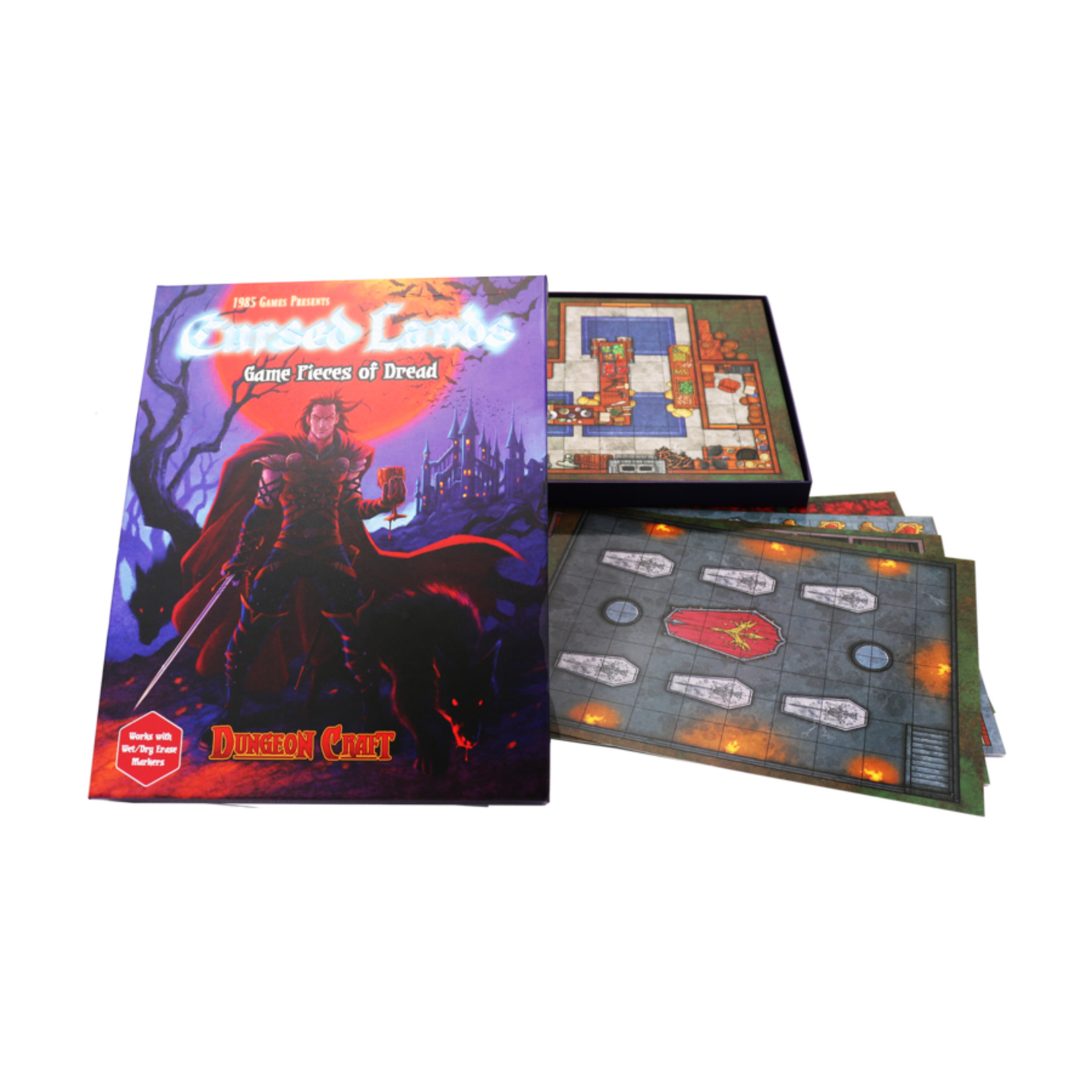 1985 Games Dungeon Craft Cursed Lands Book