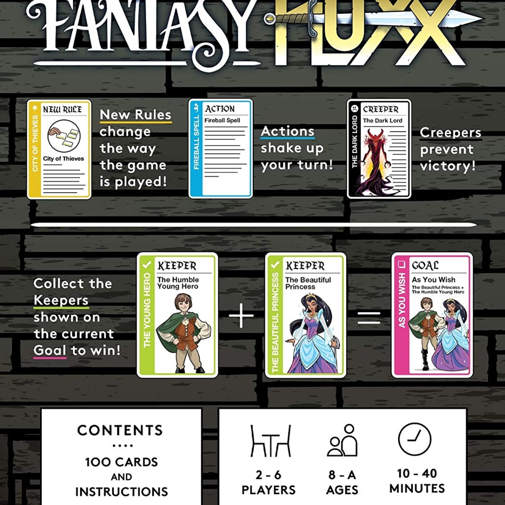 Looney Labs Fluxx Fantasy
