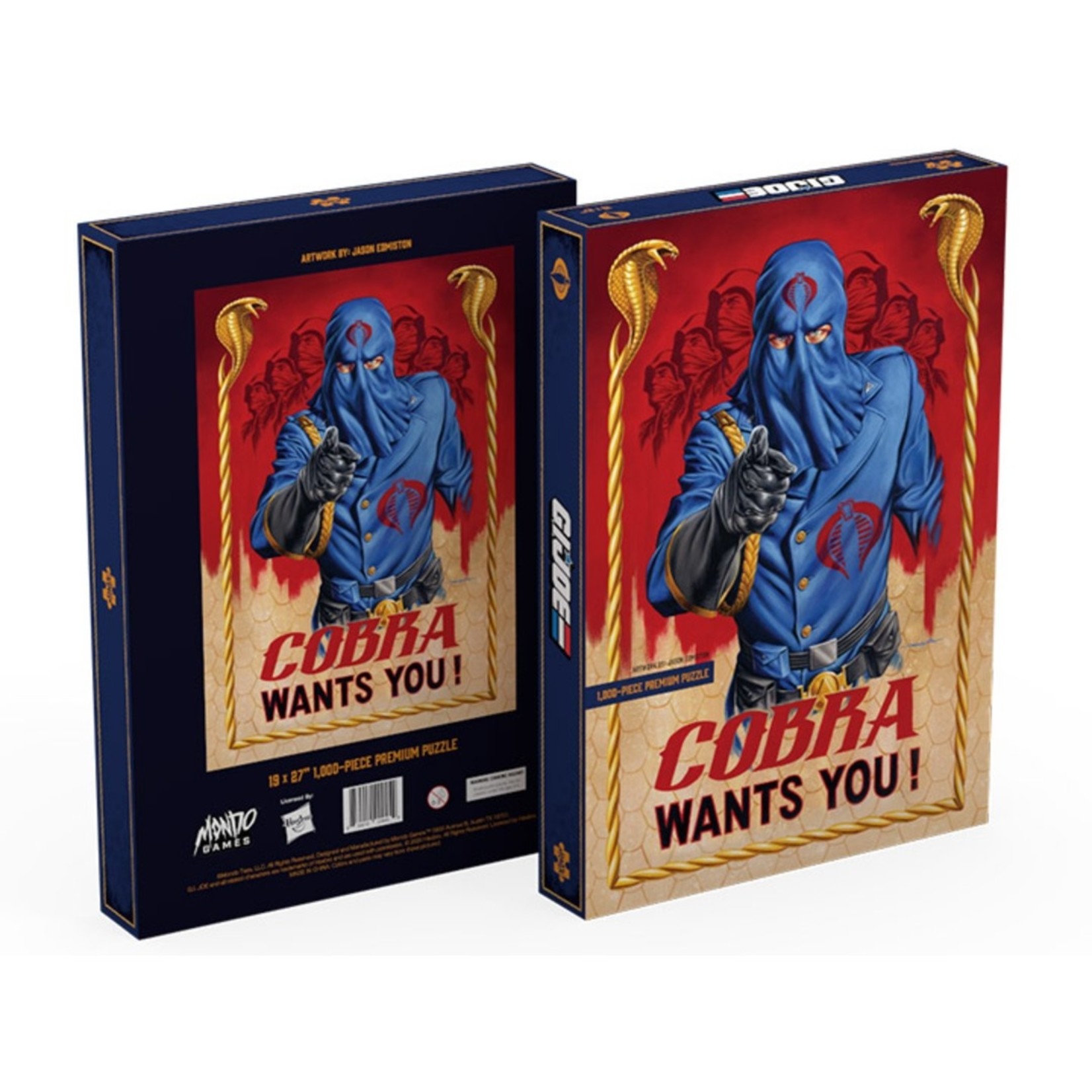 Mondo 1000 pc Puzzle G.I. Joe Cobra Wants You!