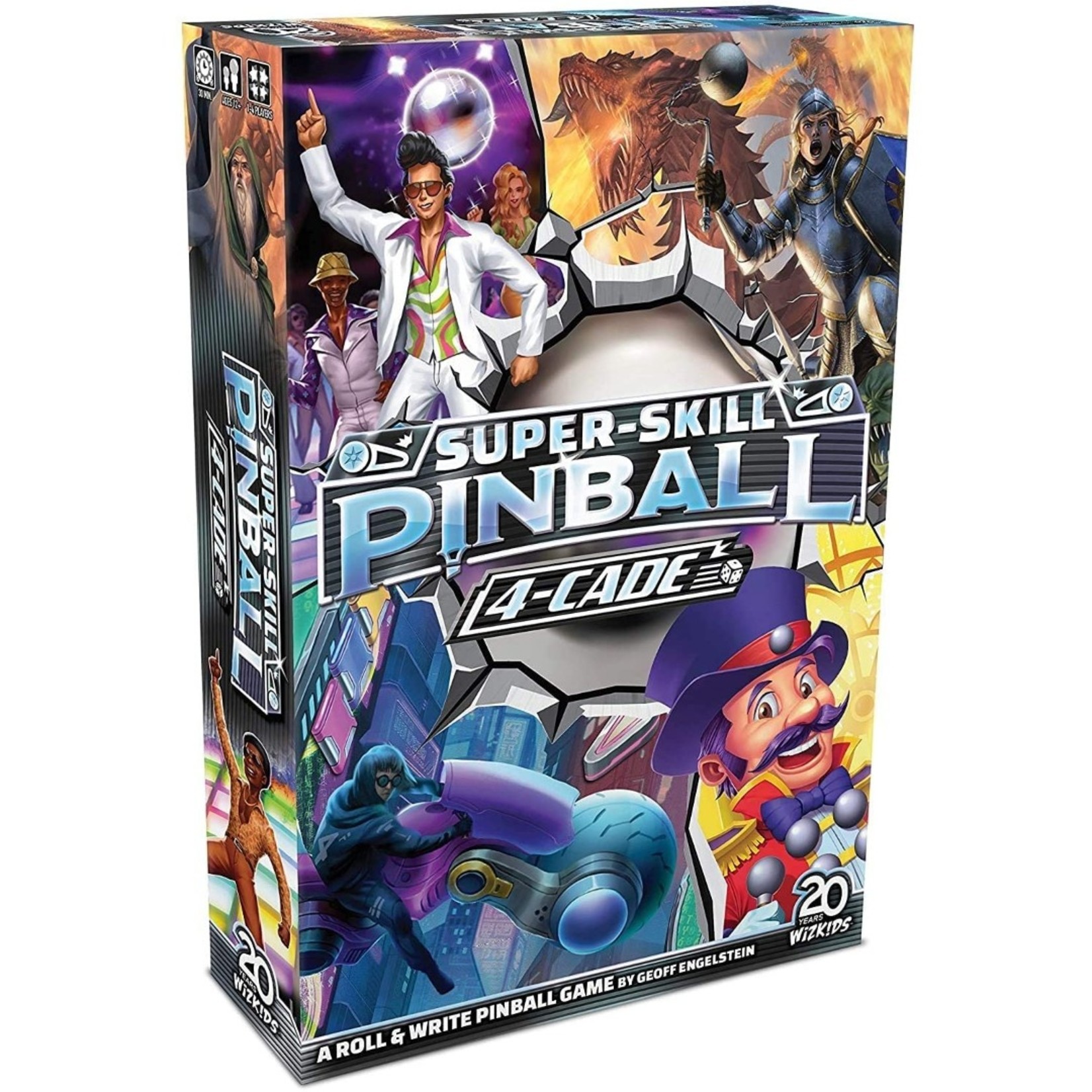WizKids Super Skill Pinball 4-Cade Arcade