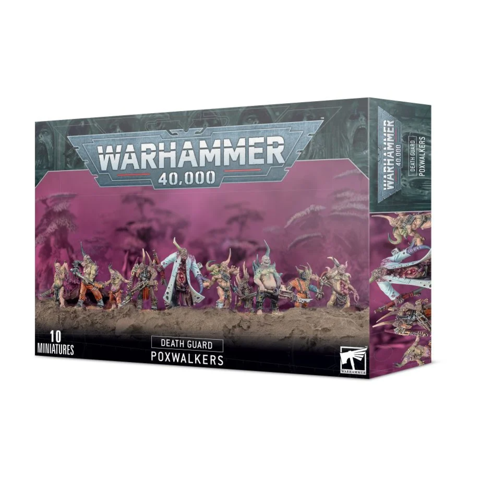 Games Workshop Warhammer 40k Chaos Death Guard Poxwalkers