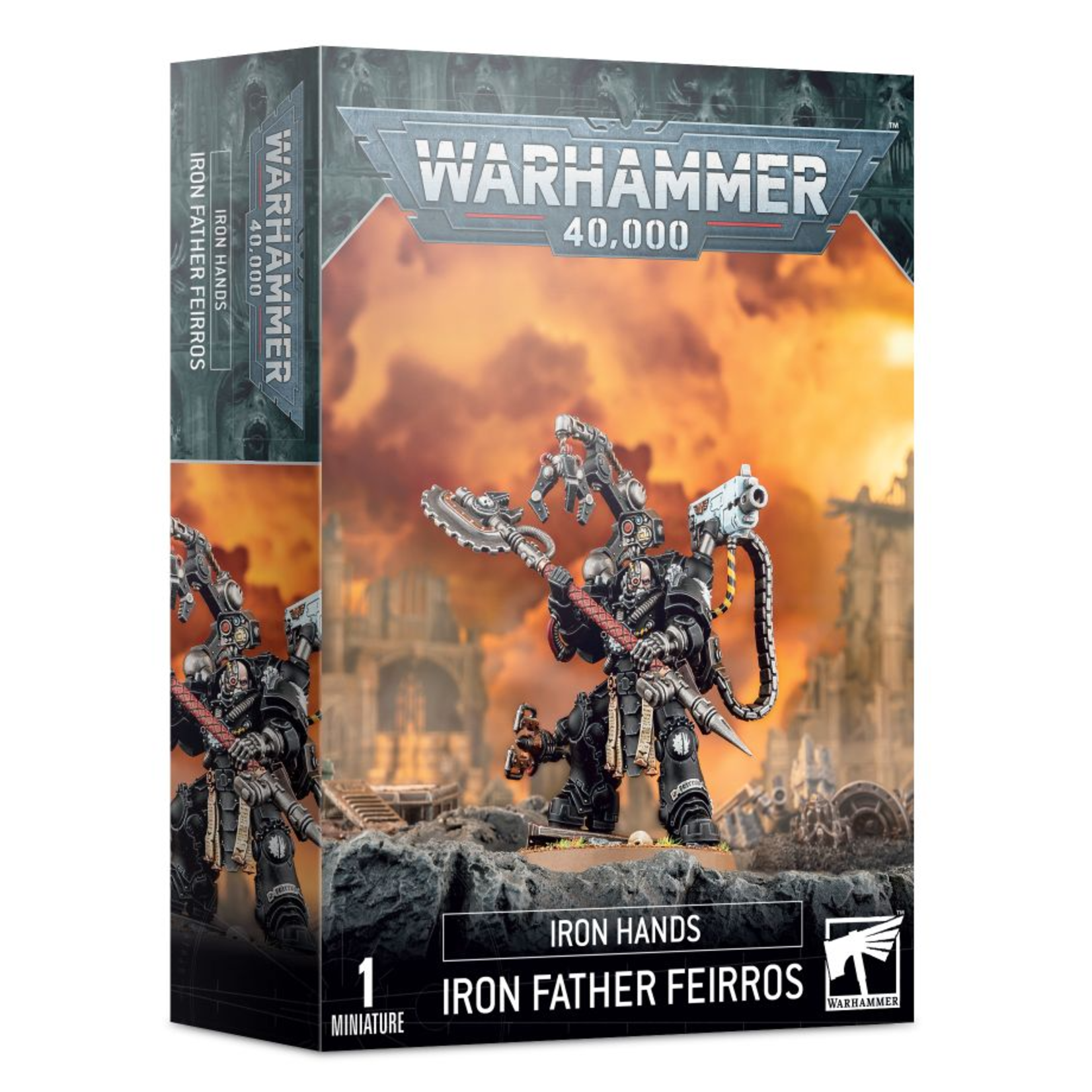 Games Workshop Warhammer 40k Space Marines Iron Hands Iron Father Feirros