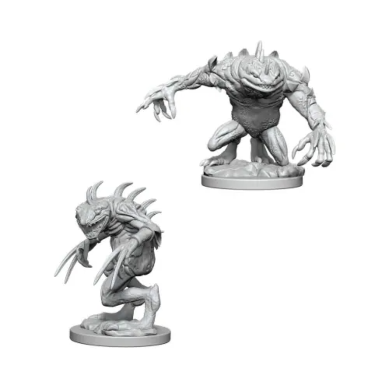 WizKids Dungeons and Dragons Nolzur's Marvelous Minis Gray Slaad and Death Slaad