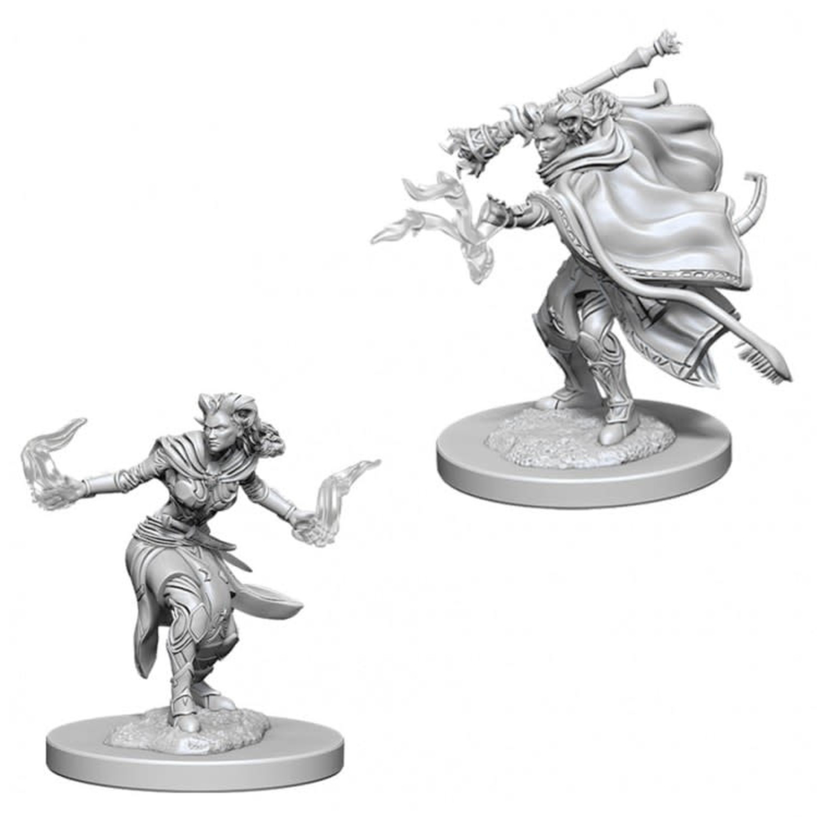 WizKids Dungeons and Dragons Nolzur's Marvelous Minis Female Tiefling Warlock