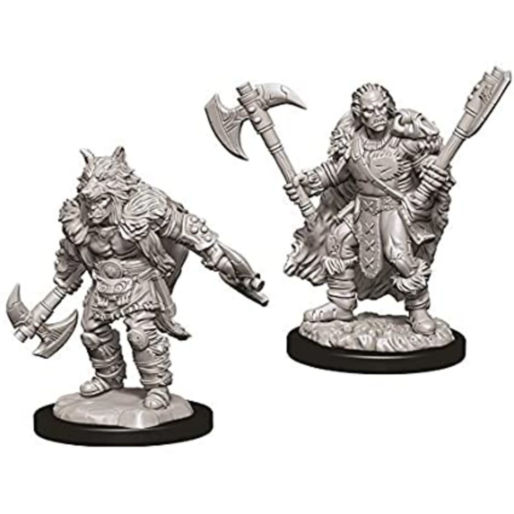 WizKids Dungeons and Dragons Nolzur's Marvelous Minis Male Half-Orc Barbarian