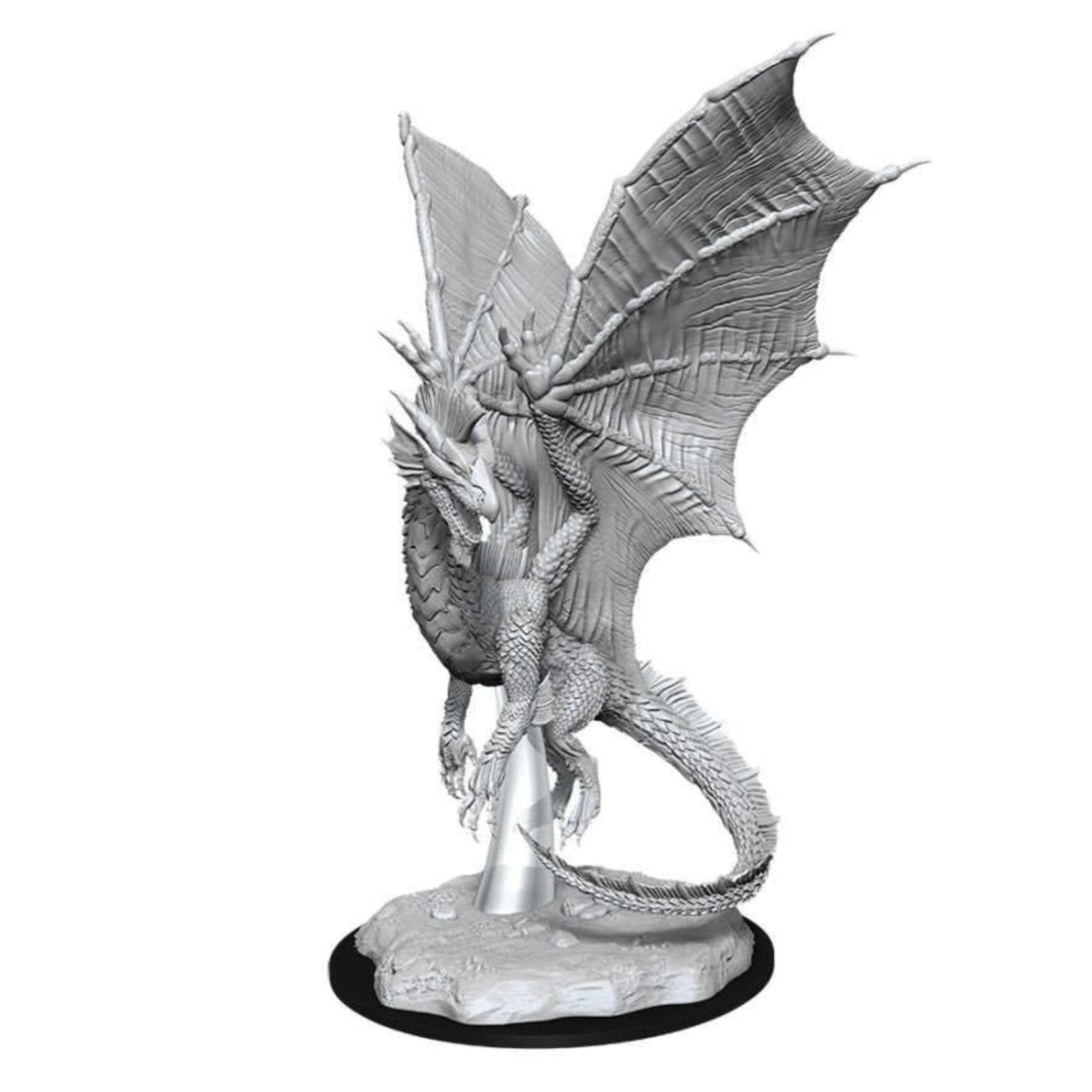 WizKids Dungeons and Dragons Nolzur's Marvelous Minis Young Silver Dragon
