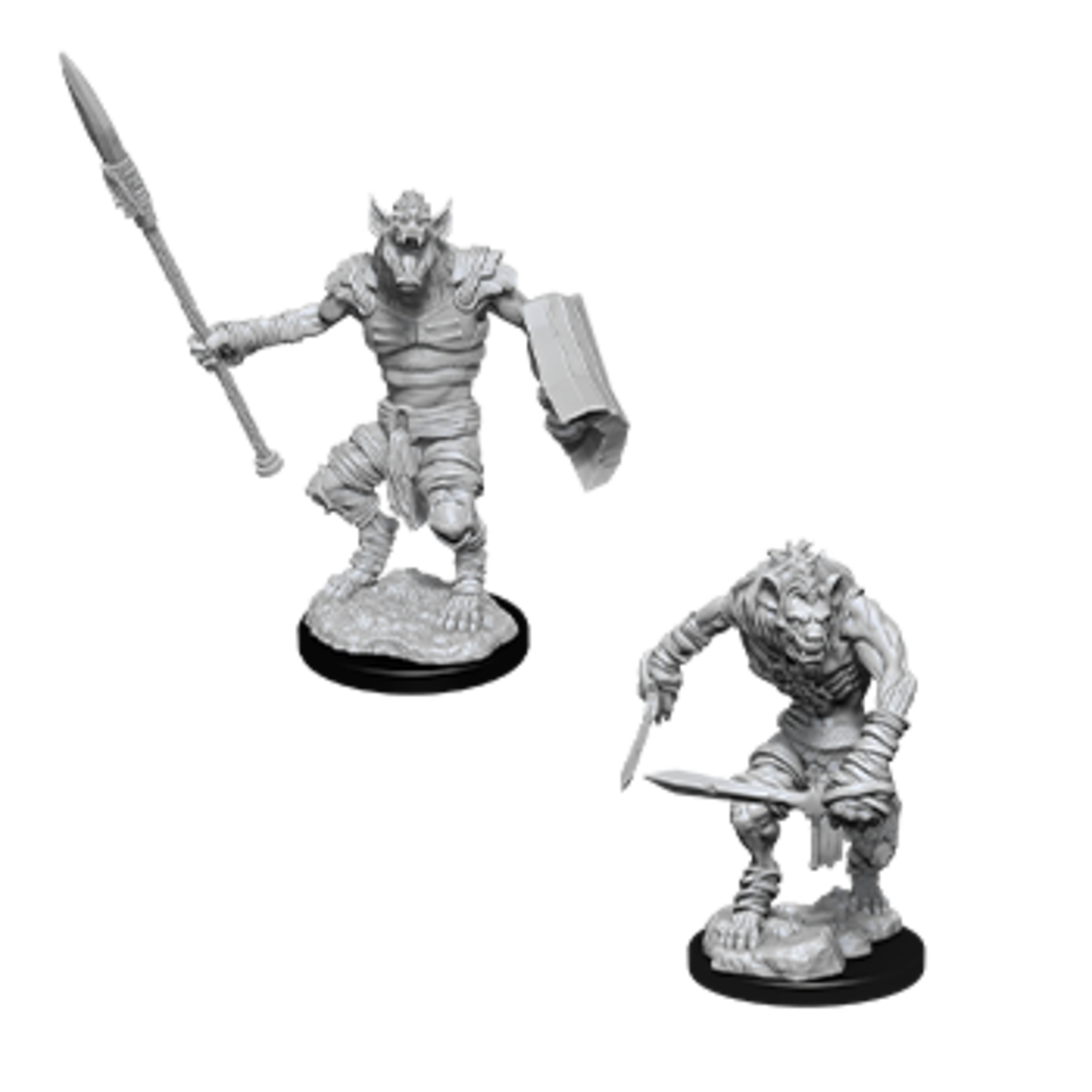 WizKids Dungeons and Dragons Nolzur's Marvelous Minis Gnoll and Gnoll Flesh Gnawer