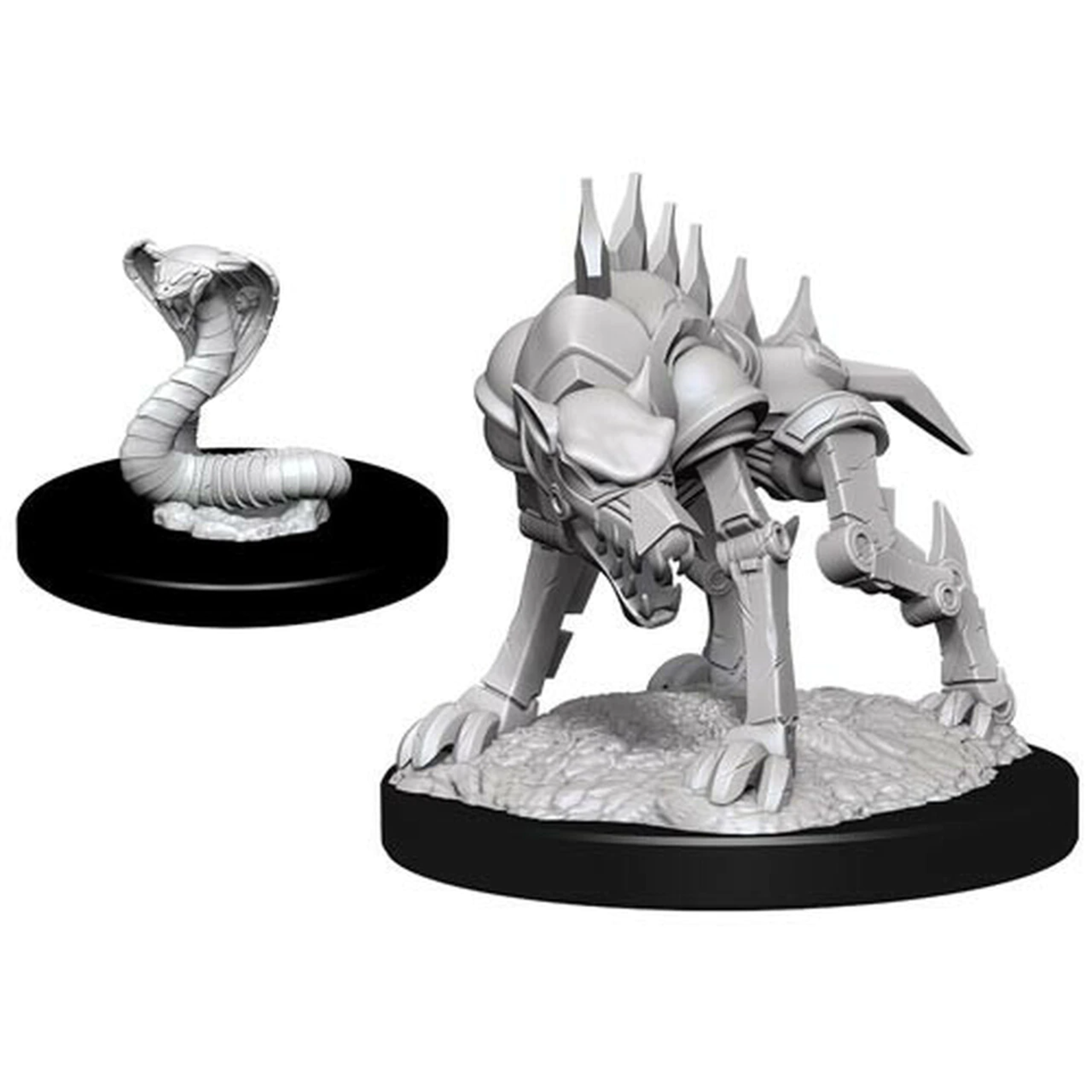 WizKids Dungeons and Dragons Nolzur's Marvelous Minis Iron Cobra and Iron Defender