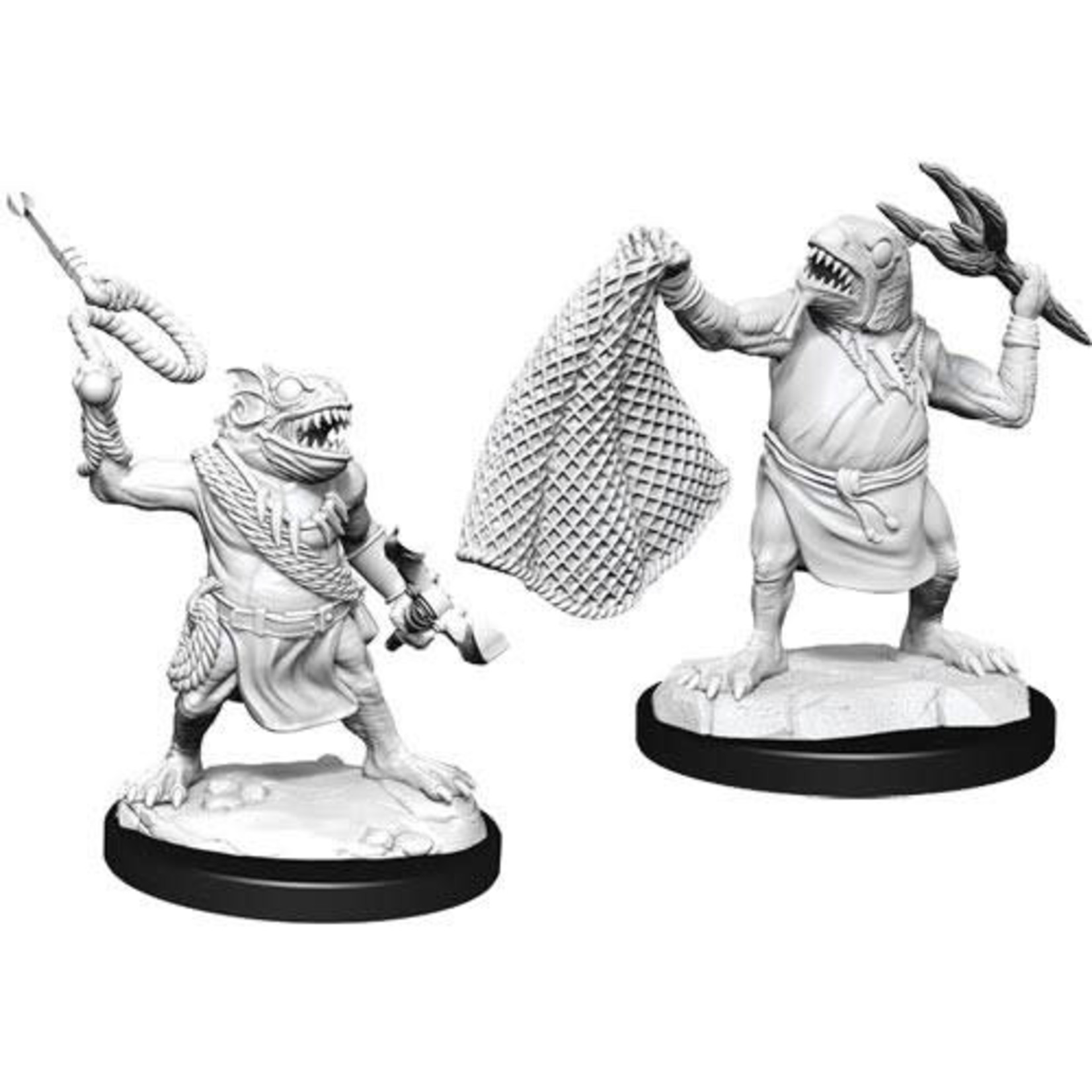 WizKids Dungeons and Dragons Nolzur's Marvelous Minis Kuo-Toa and Kuo-Toa Whip
