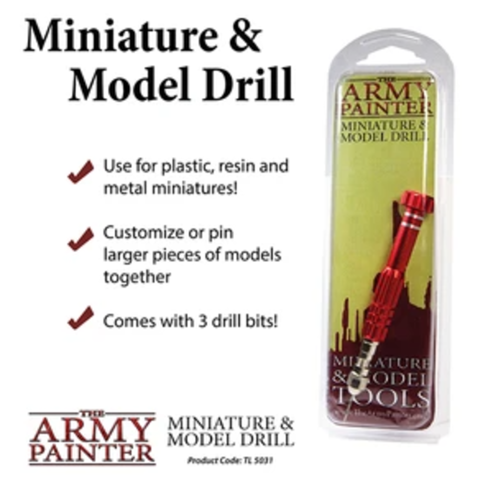 Army Painter Army Painter Tools Miniature and Model Drill