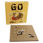John Hansen Go Game with Wooden Board