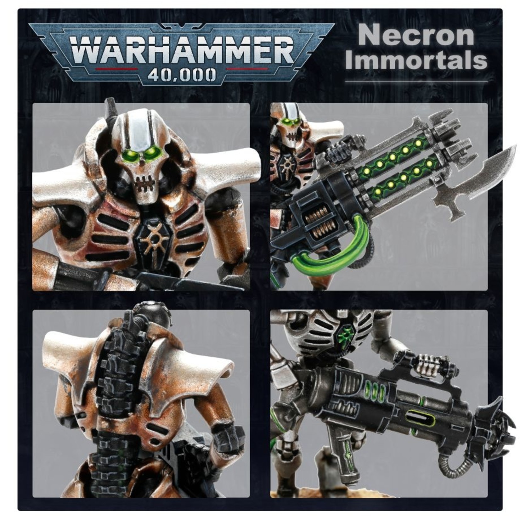 Games Workshop Warhammer 40k Xenos Necrons Immortals / Deathmarks