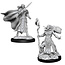 WizKids Magic the Gathering Unpainted Minis Elf Fighter & Elf Cleric