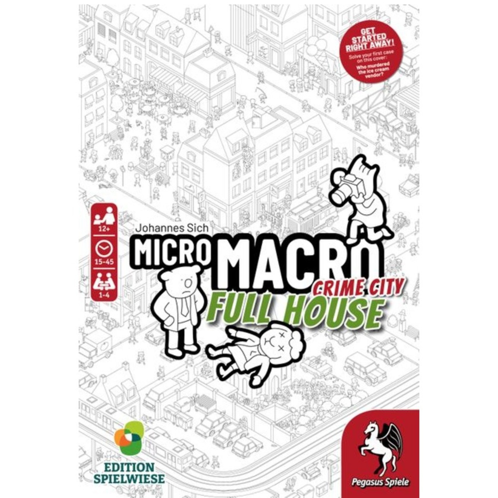 Pegasus Spiele North America MicroMacro Crime City 2 Full House