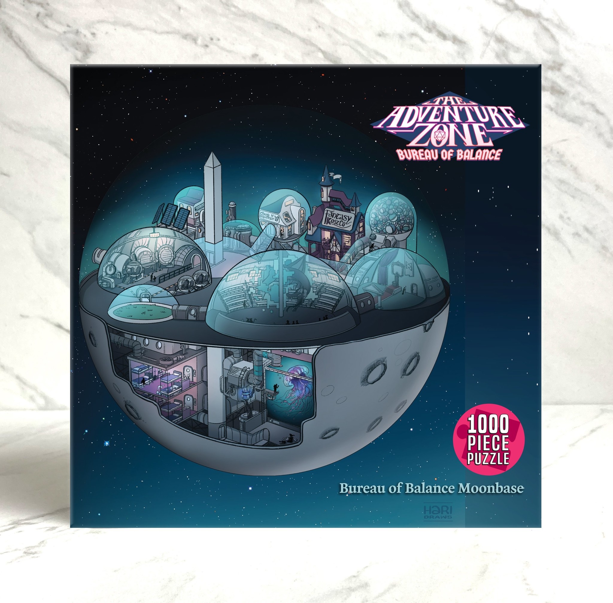 1000 pc Puzzle Adventure Zone Moonbase - Guardian Games