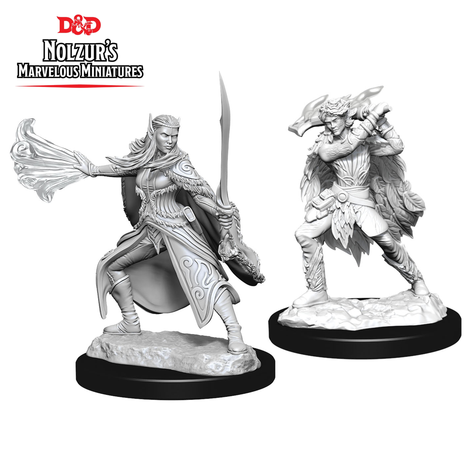 WizKids Dungeons and Dragons Nolzur's Marvelous Minis Winter Eladrin and Spring Eladrin
