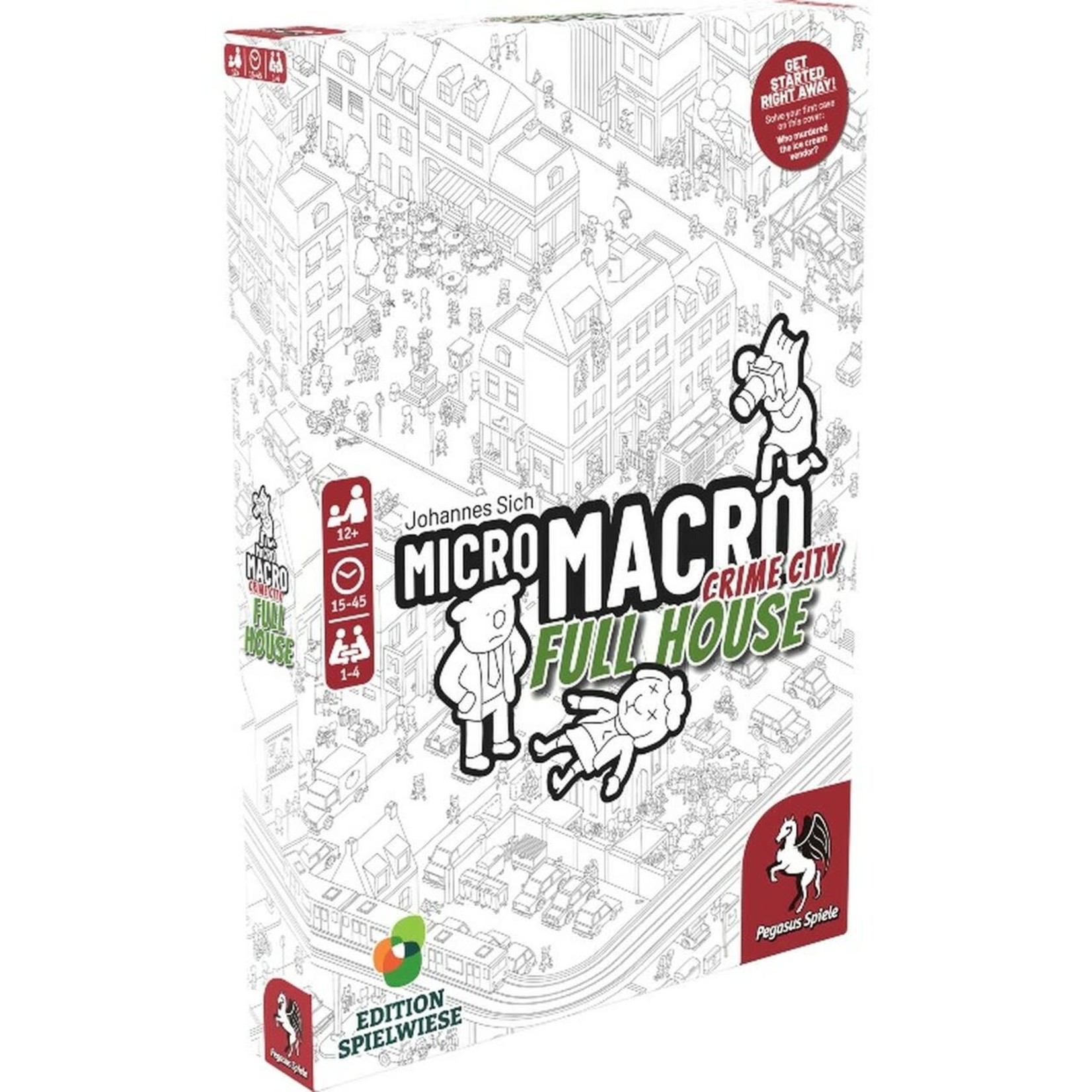 Pegasus Spiele North America MicroMacro Crime City 2 Full House