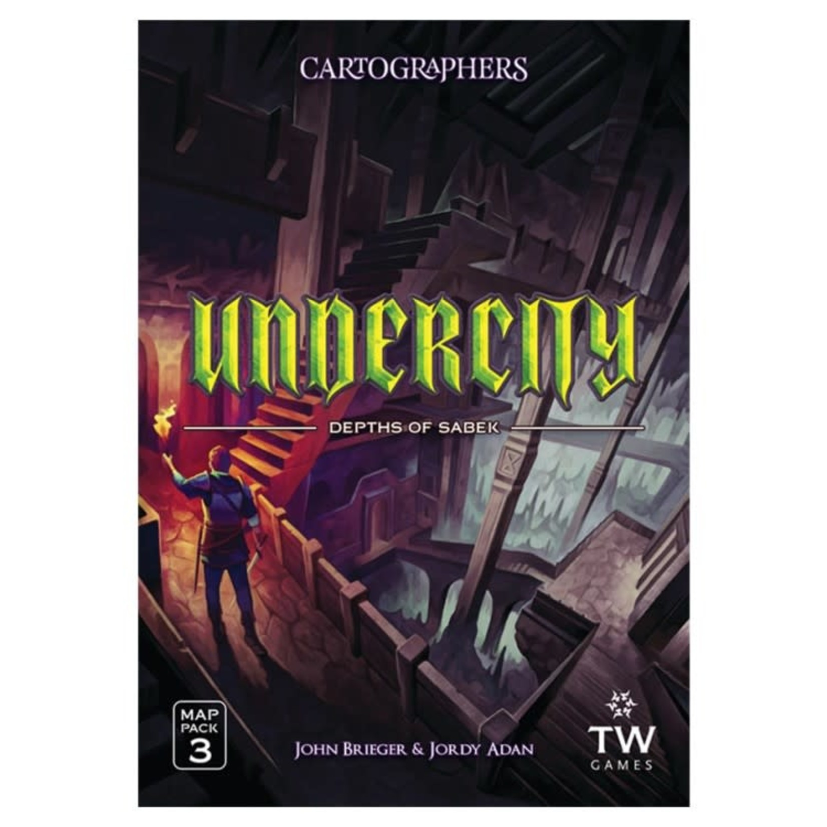 Thunderworks Games Cartographers Map Pack 3 Undercity