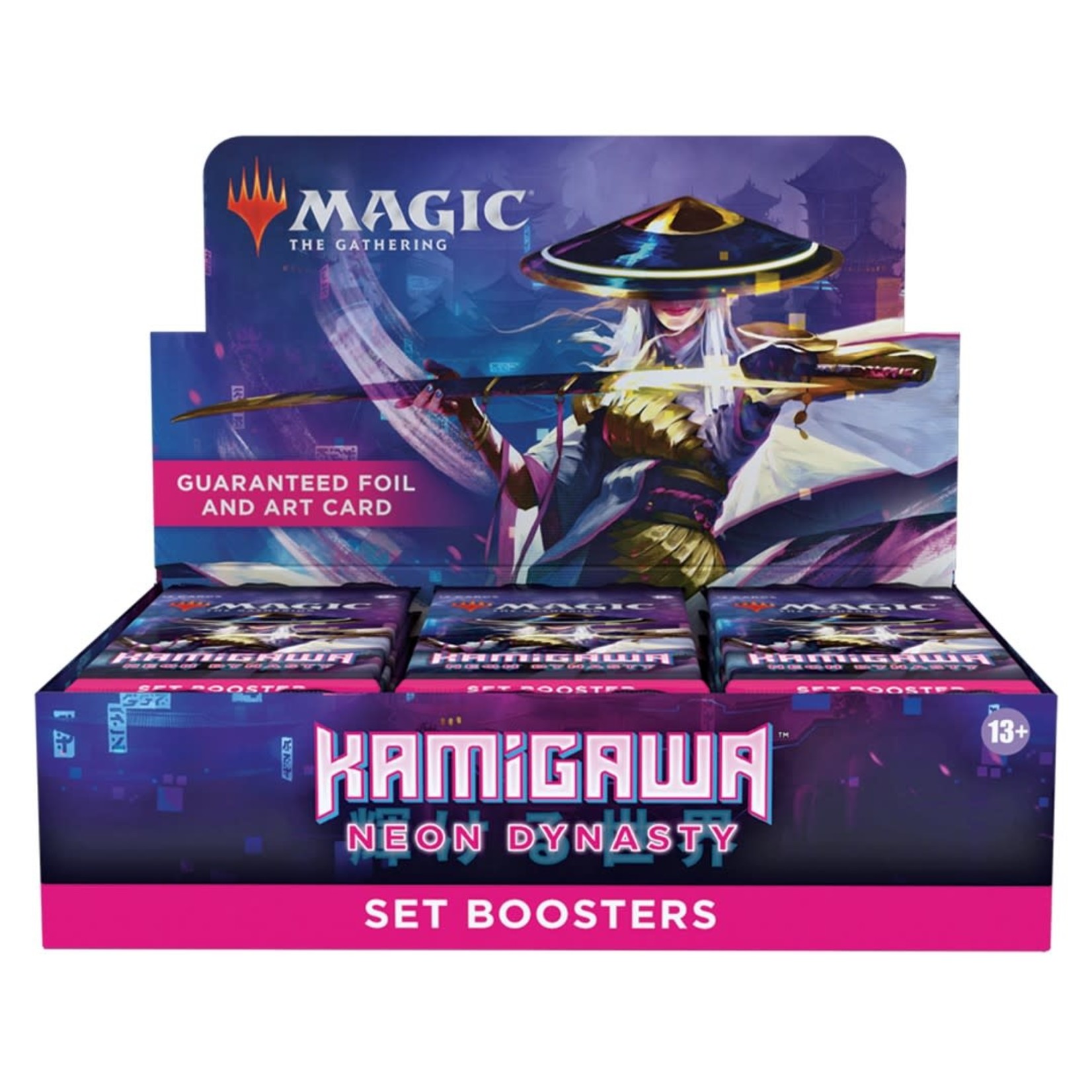 Wizards of the Coast Magic the Gathering Kamigawa Neon Dynasty KND Set Booster BOX (PREORDER)
