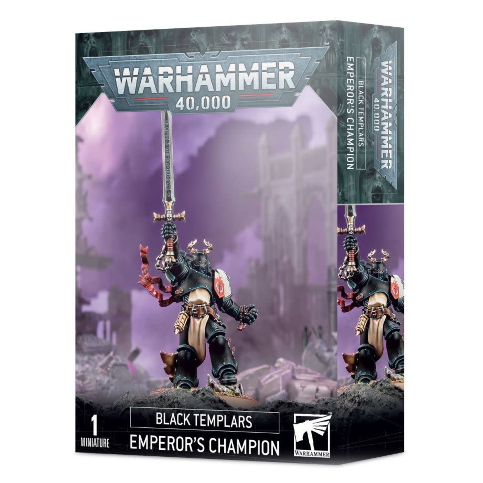 Games Workshop Warhammer 40k Space Marines Black Templars Emperor's Champion