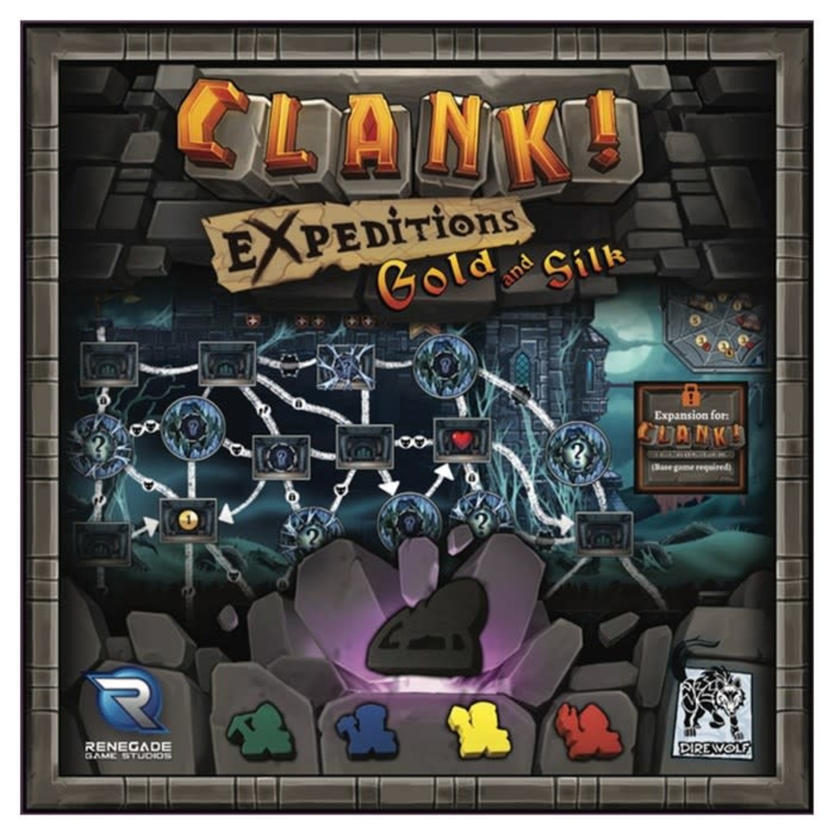 Dire Wolf Digital Clank! Expeditions Gold and Silk