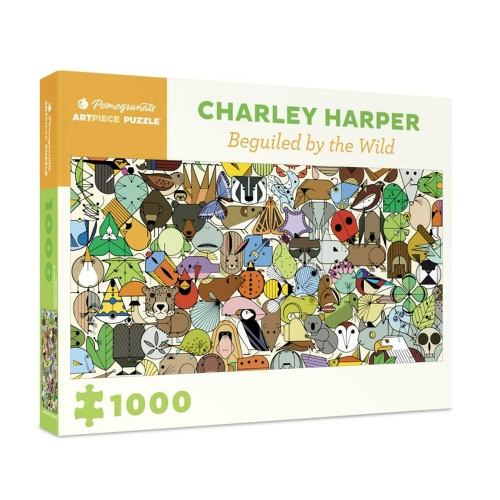 Pomegranate Communications 1000 pc Puzzle Charley Harper Beguiled by Wild