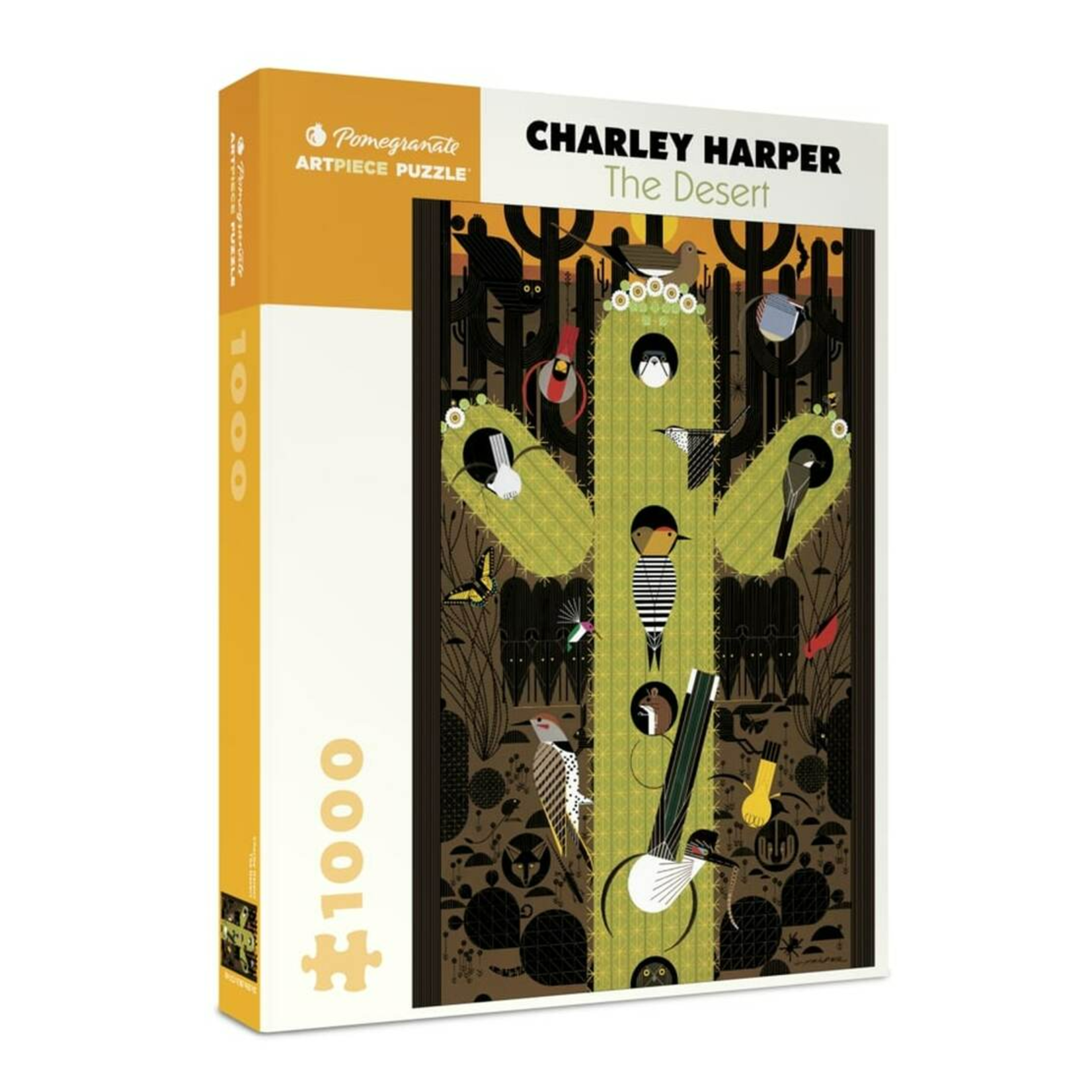 Pomegranate Communications 1000 pc Puzzle Charley Harper The Desert