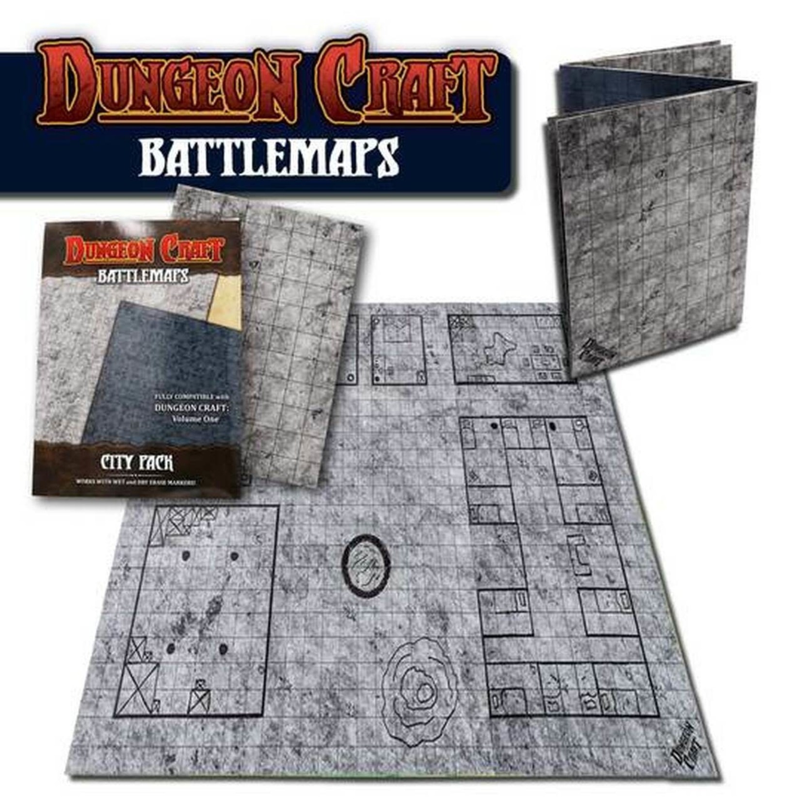 1985 Games Dungeon Craft Battle Maps City Pack