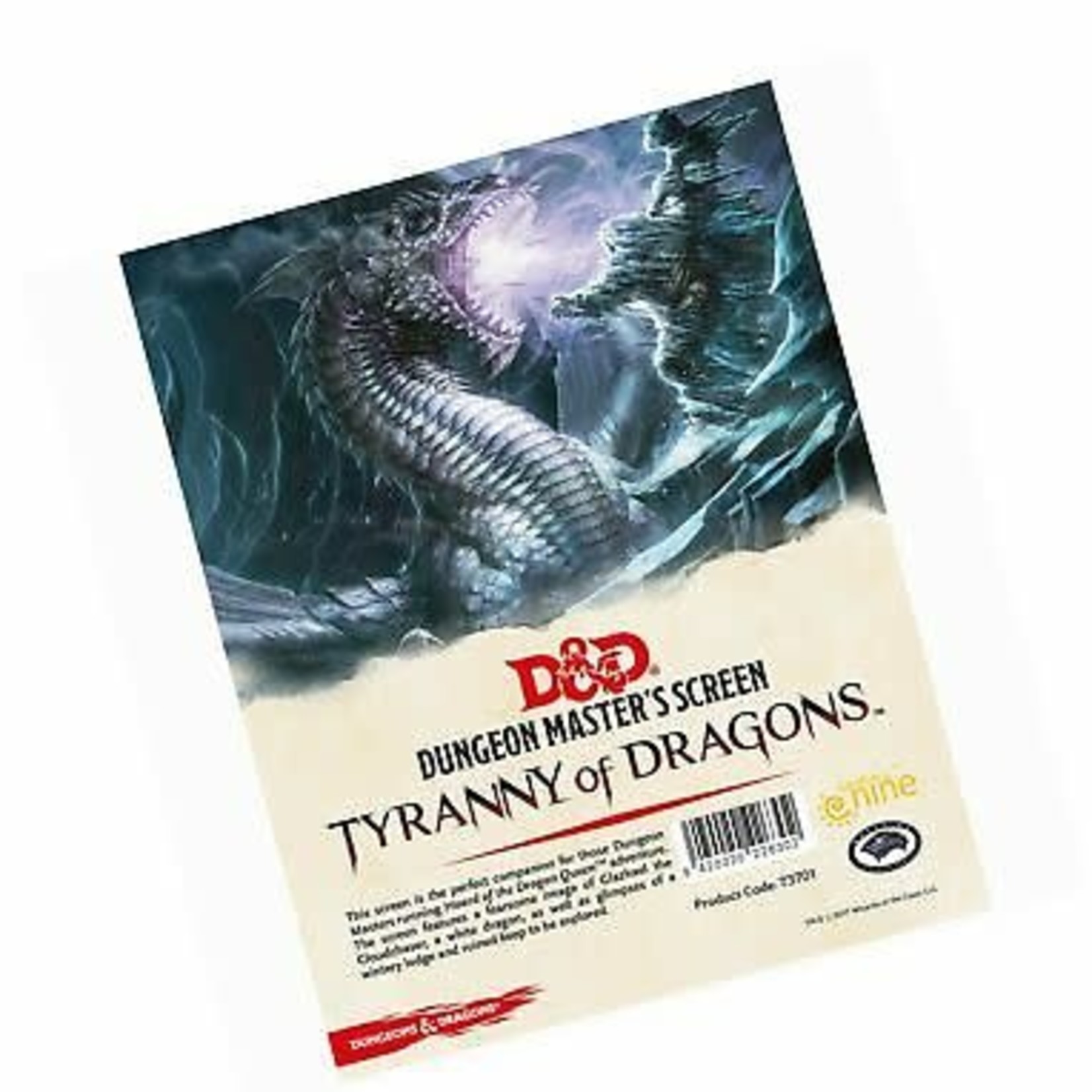 Gale Force 9 Dungeons and Dragons DM Screen Tyranny of Dragons