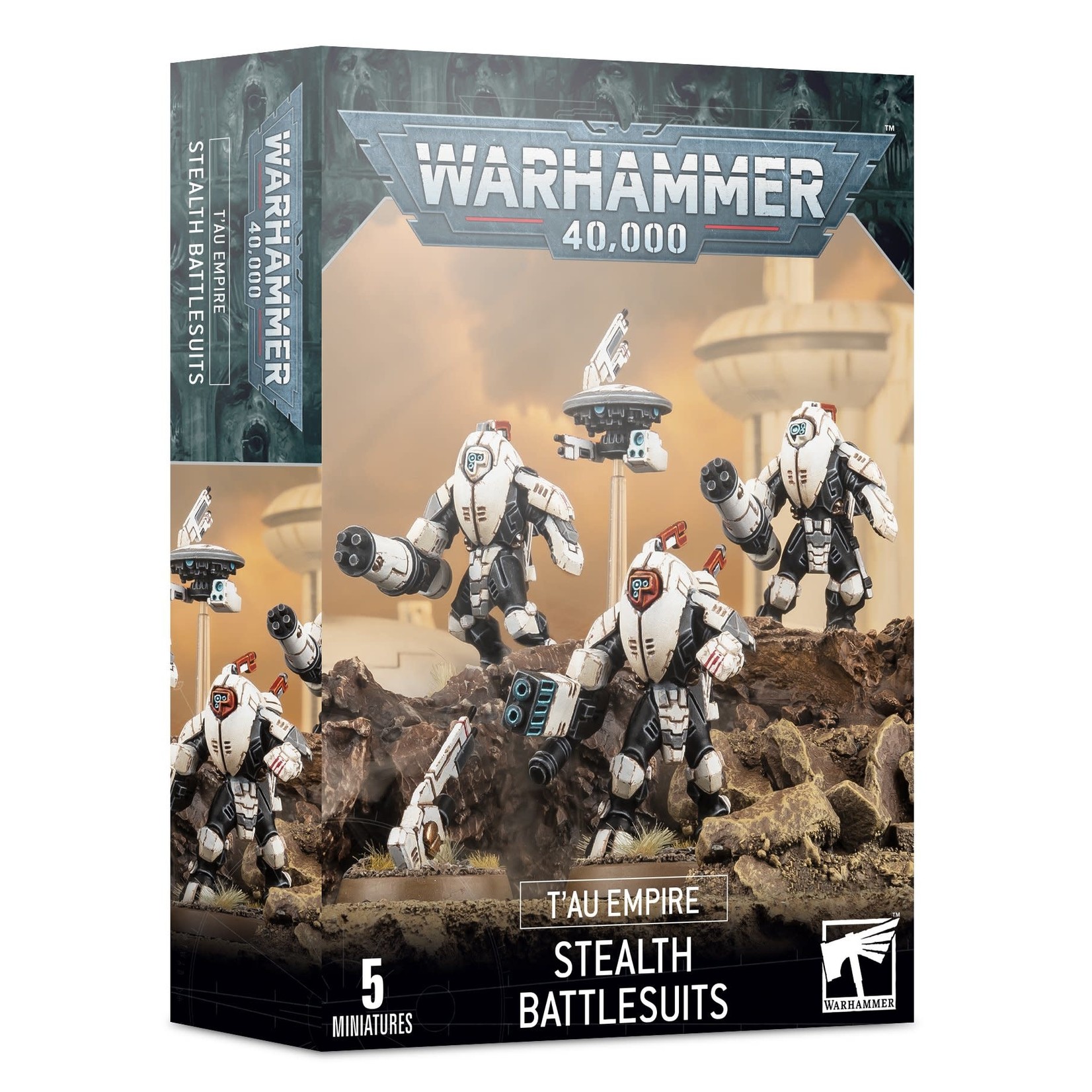 Games Workshop Warhammer 40k Xenos Tau Empire XV25 Stealth Battlesuits