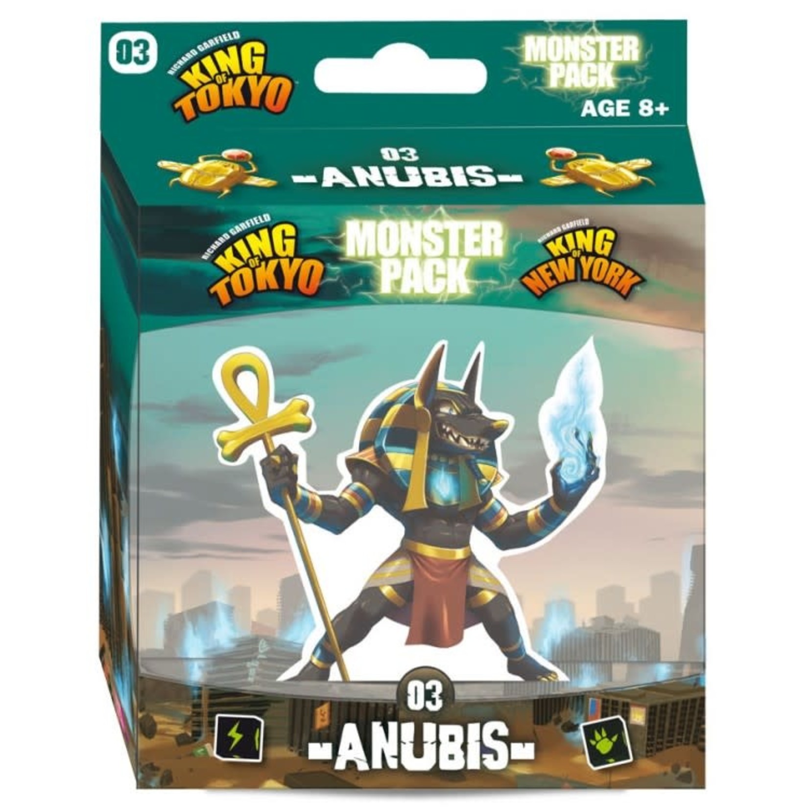 Iello Games King of New York Tokyo Expansion, Anubis Monster Pack