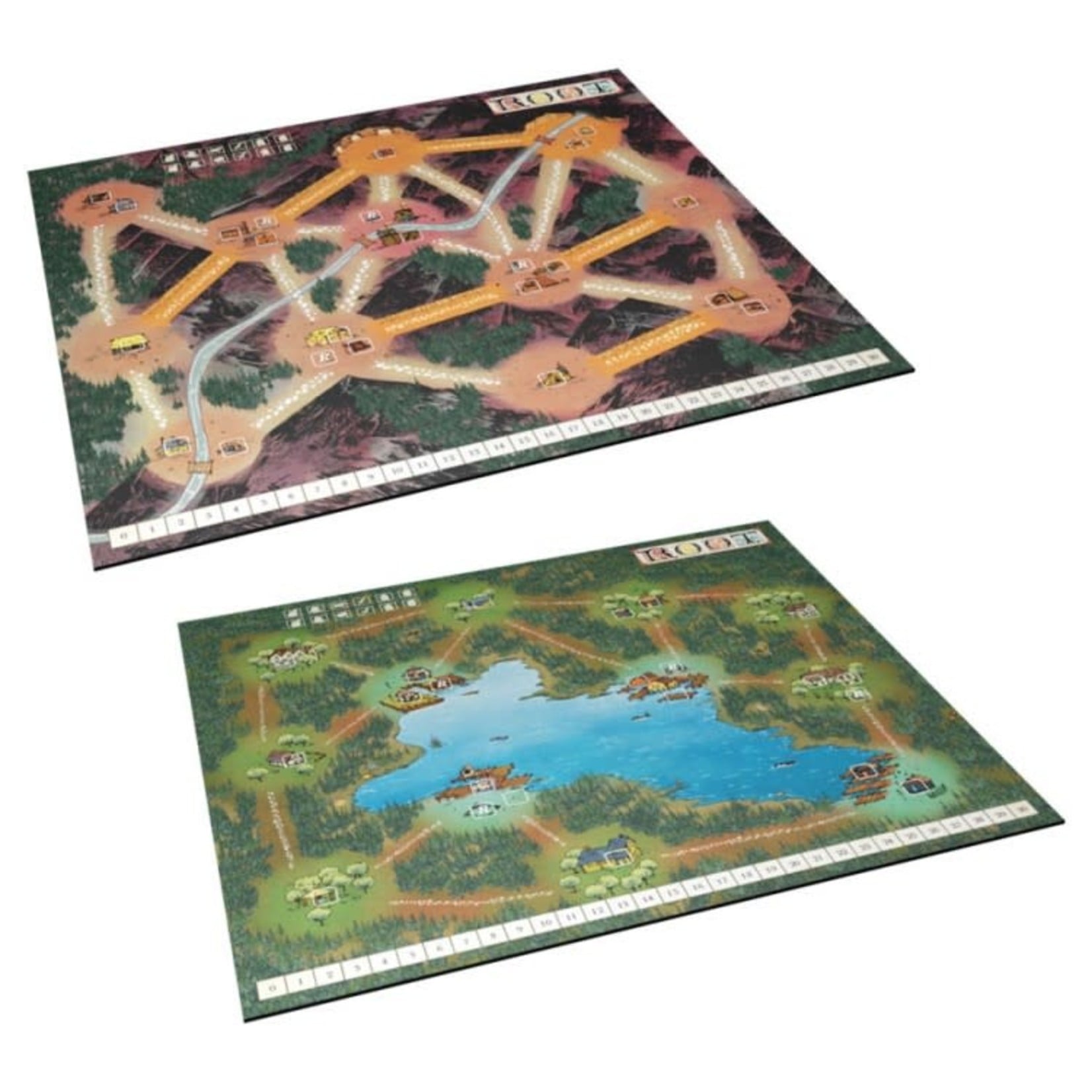 Leder Games Root Mountain / Lake Playmat