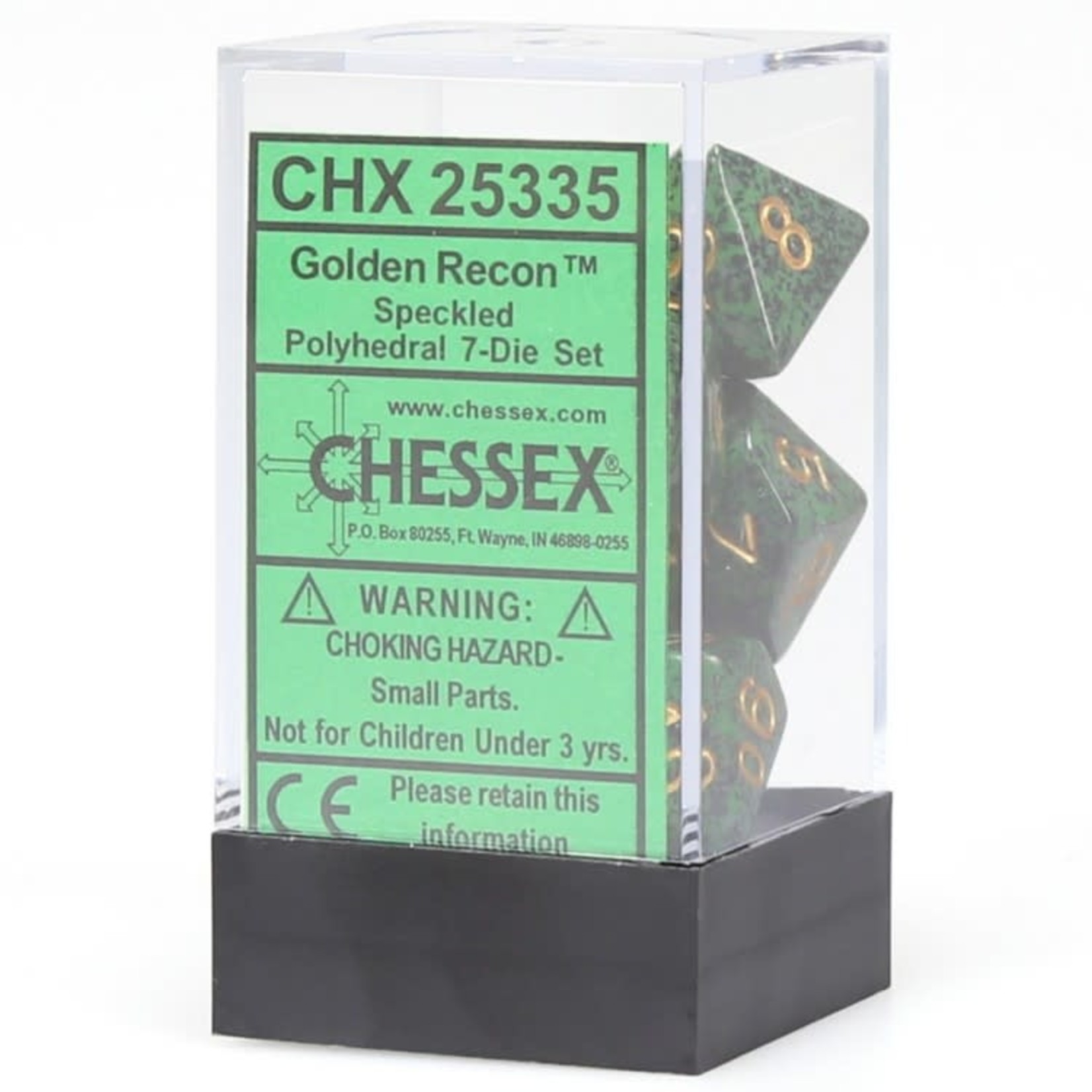 Chessex Chessex Speckled Golden Recon Polyhedral 7 die set