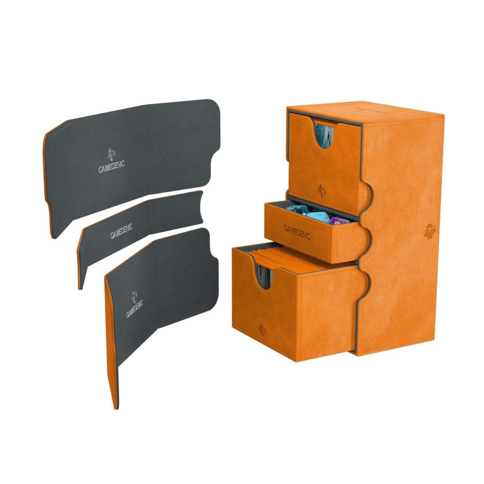 Gamegenic GameGenic Stronghold Convertible Deck Box 200+ Orange