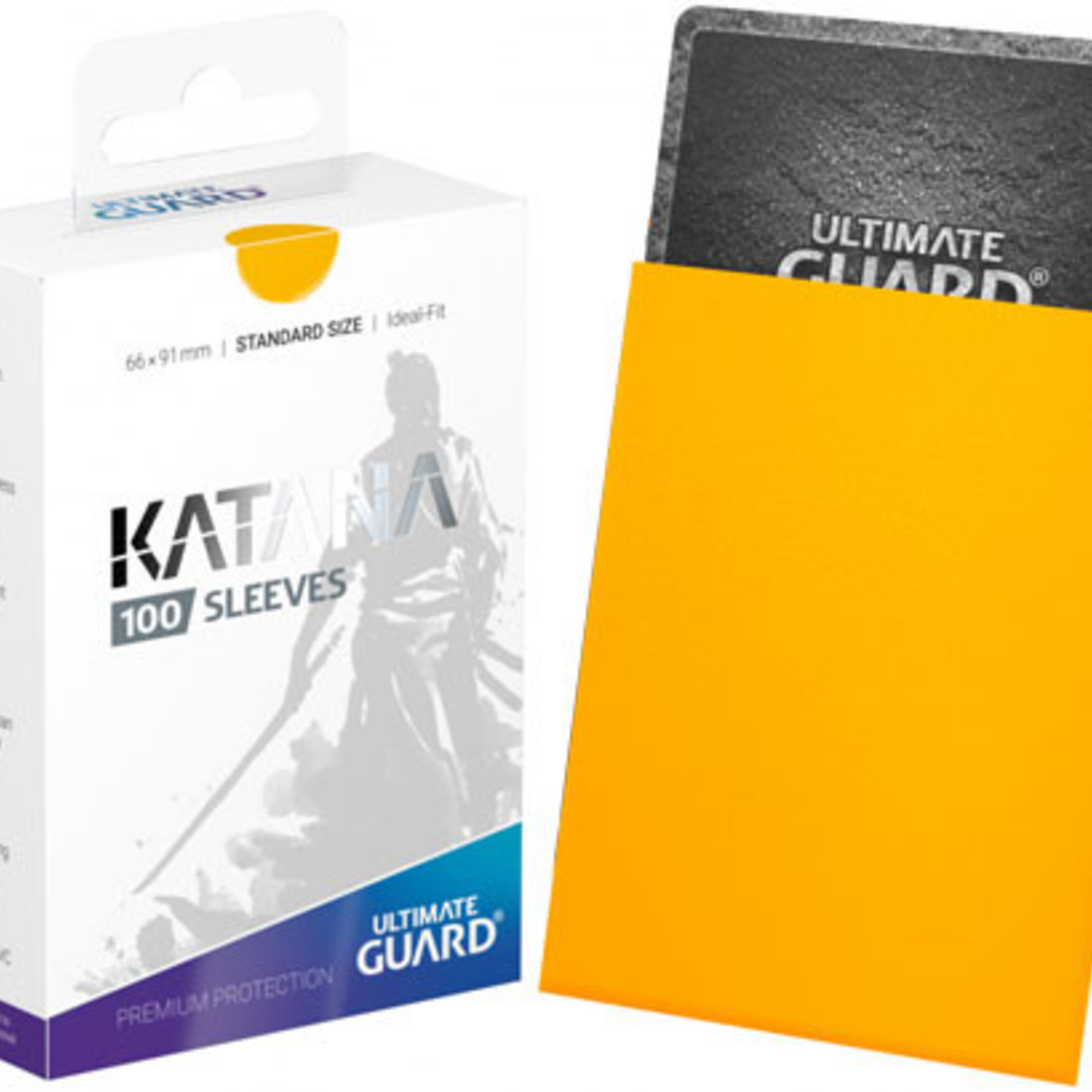 Ultimate Guard Ultimate Guard Katana Sleeves Standard 100 ct Yellow