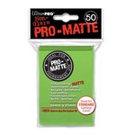 Ultra Pro Ultra Pro Pro-Matte Standard Deck Protector Sleeves Lime Green 50 ct